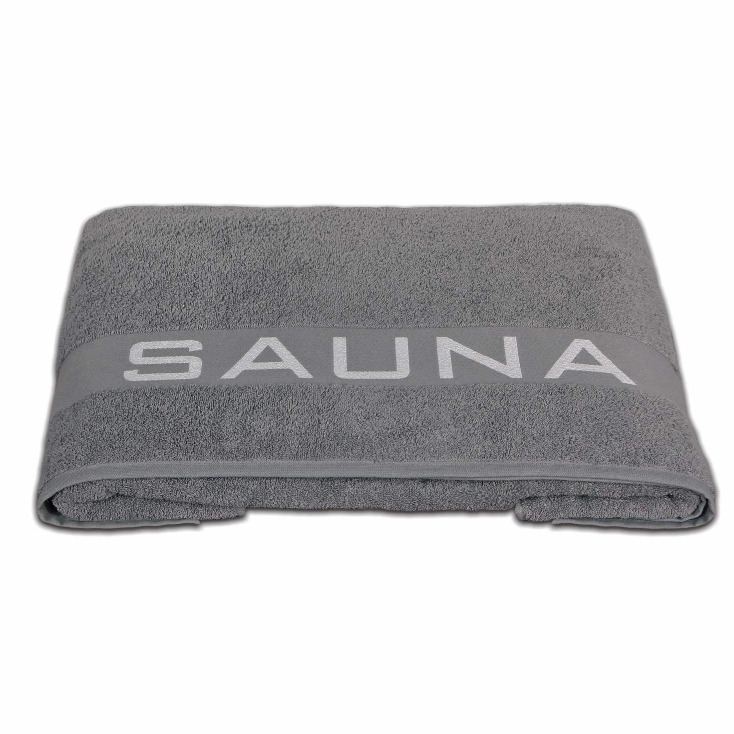 Delindo Lifestyle Ręcznik do sauny Colares, XXL frotte ręcznik do sauny dla kobiet i mężczyzn, bawełna, antracyt, 80 x 200 cm