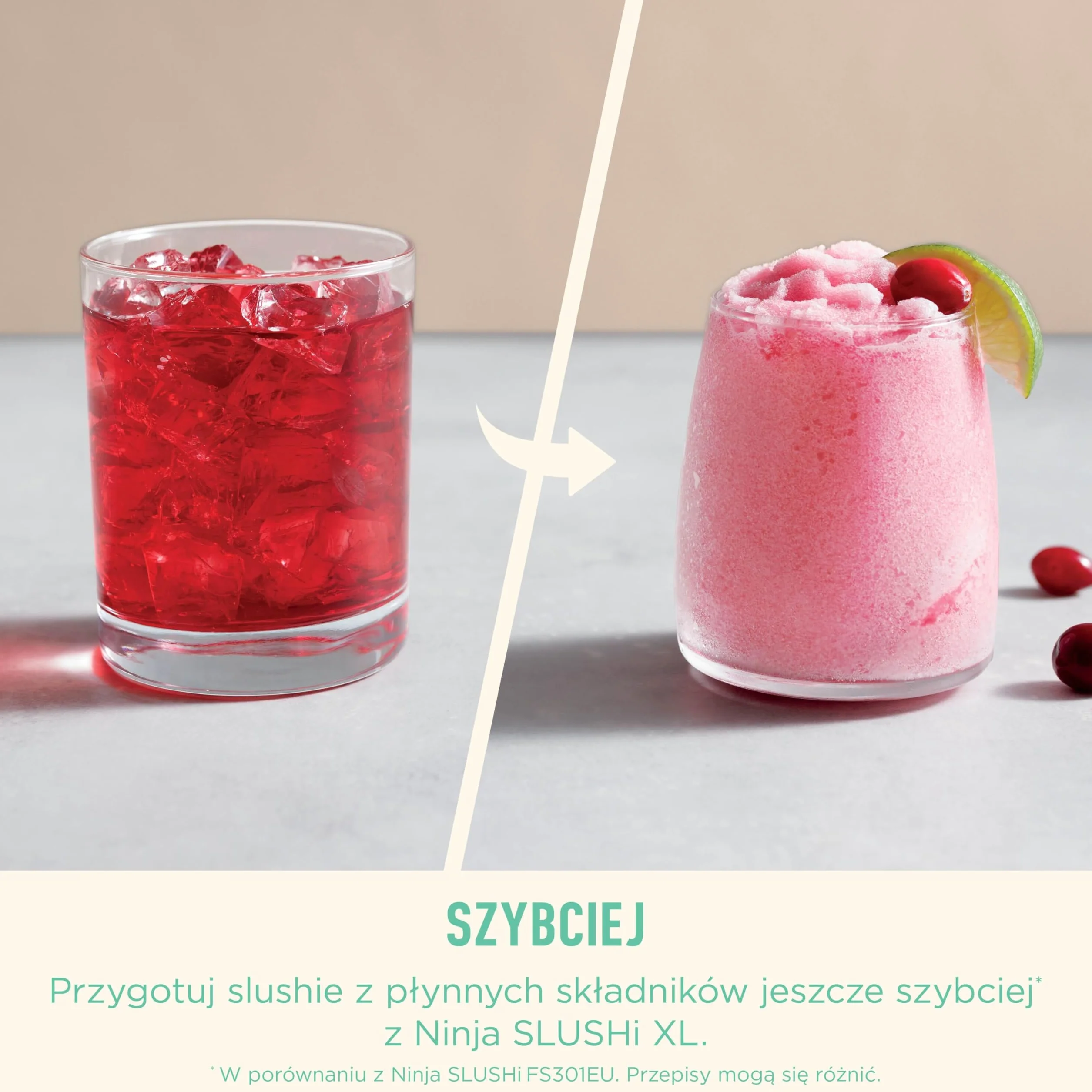 Ninja SLUSHi XL wielofunkcyjna maszyna do mrożonych napojów z technologią SlushAssist, Bardzo duża pojemność 3,7l (maks. napełnienie 2840 ml), Przygotuj slushie, mrożone koktajle itp., Mocha FS601EUBR