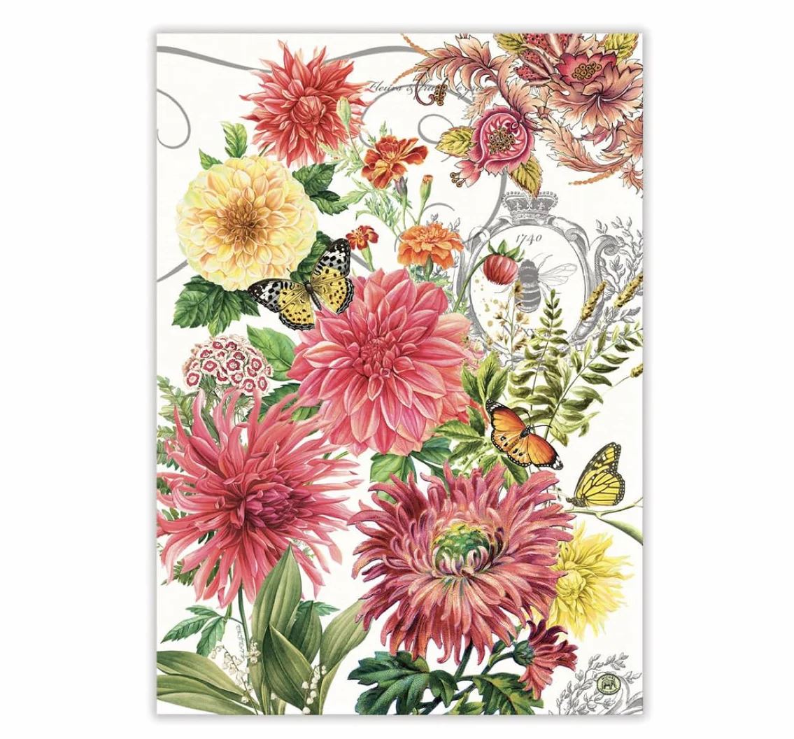 Michel Design Works Dahlias Kitchen Towel ścierka do naczyń