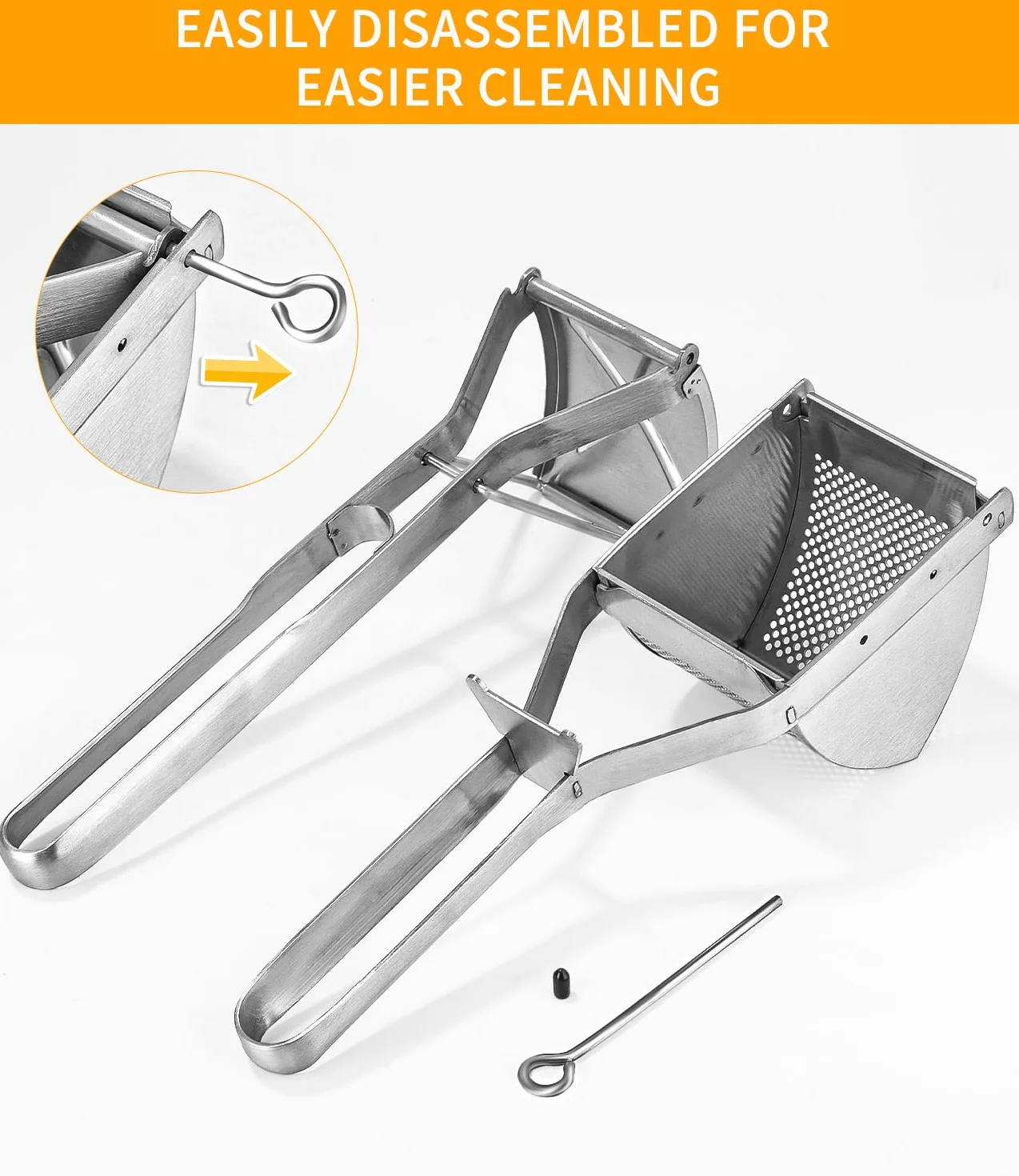 Stainless Steel Potato Press