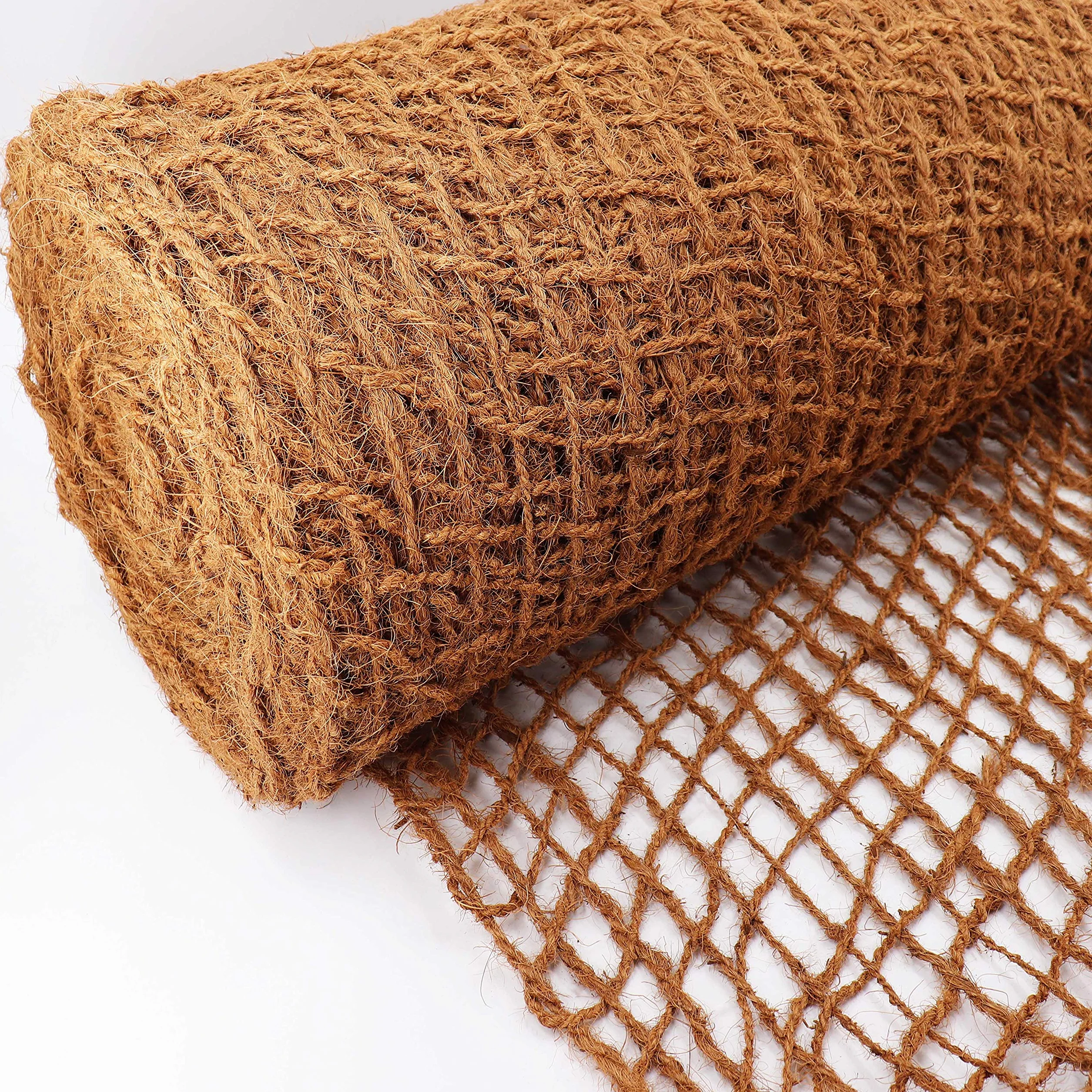 Mata do skarp brzegowych I 30 m tkanina kokosowa mata z włókna kokosowego o szerokości 1 m 450gr./m² I krawędź stawu, ochrona korzeni roślin kokosowych, zabezpieczenie przed zawieszeniem