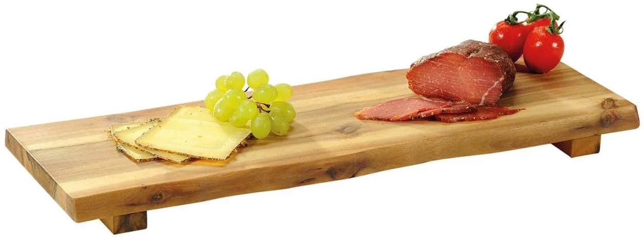Kesper deska do serwowania z nóżkami z drewna akacjowego 53 x 19 x 4 cm