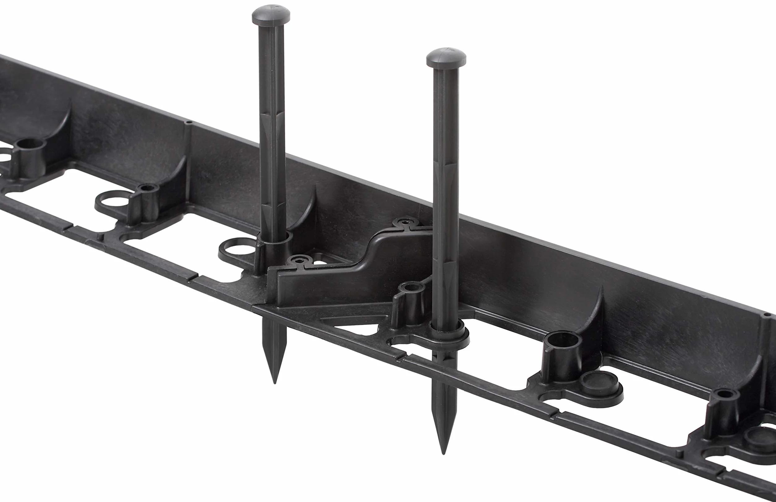 GARDENIX obrzeże do trawnika, rabaty i kostki brukowej - krawędź do koszenia + 3 gwoździe na metr (Rim 90°, 55 mm x 140 mm, 8 metrów)