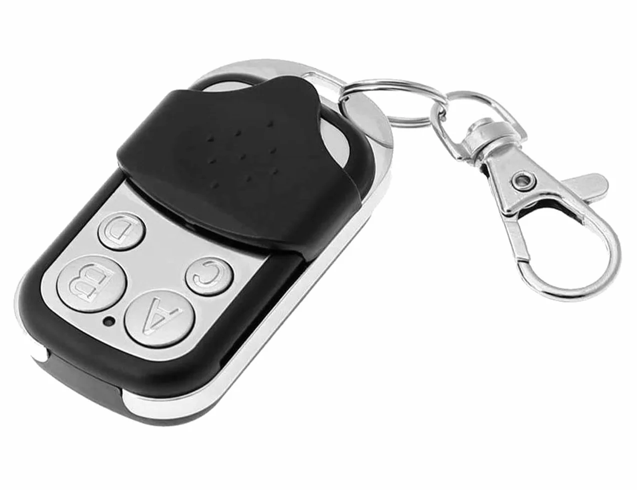 Uniwersalny pilot do garażu i automatycznej bramy z 4 przyciskami, stała częstotliwość 433,92 MHz, baterie w zestawie