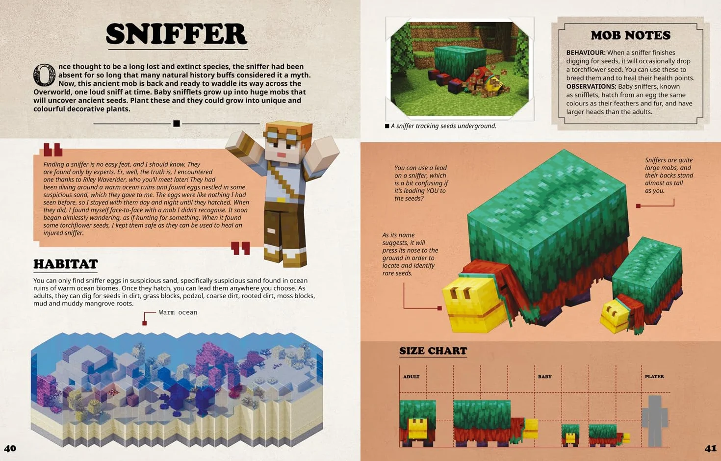 Minecraft Mobspotter’s Encyclopedia: The official guide to explore the best-selling video game of all time. Perfect for kids, teens and gaming fans to explore online worlds.