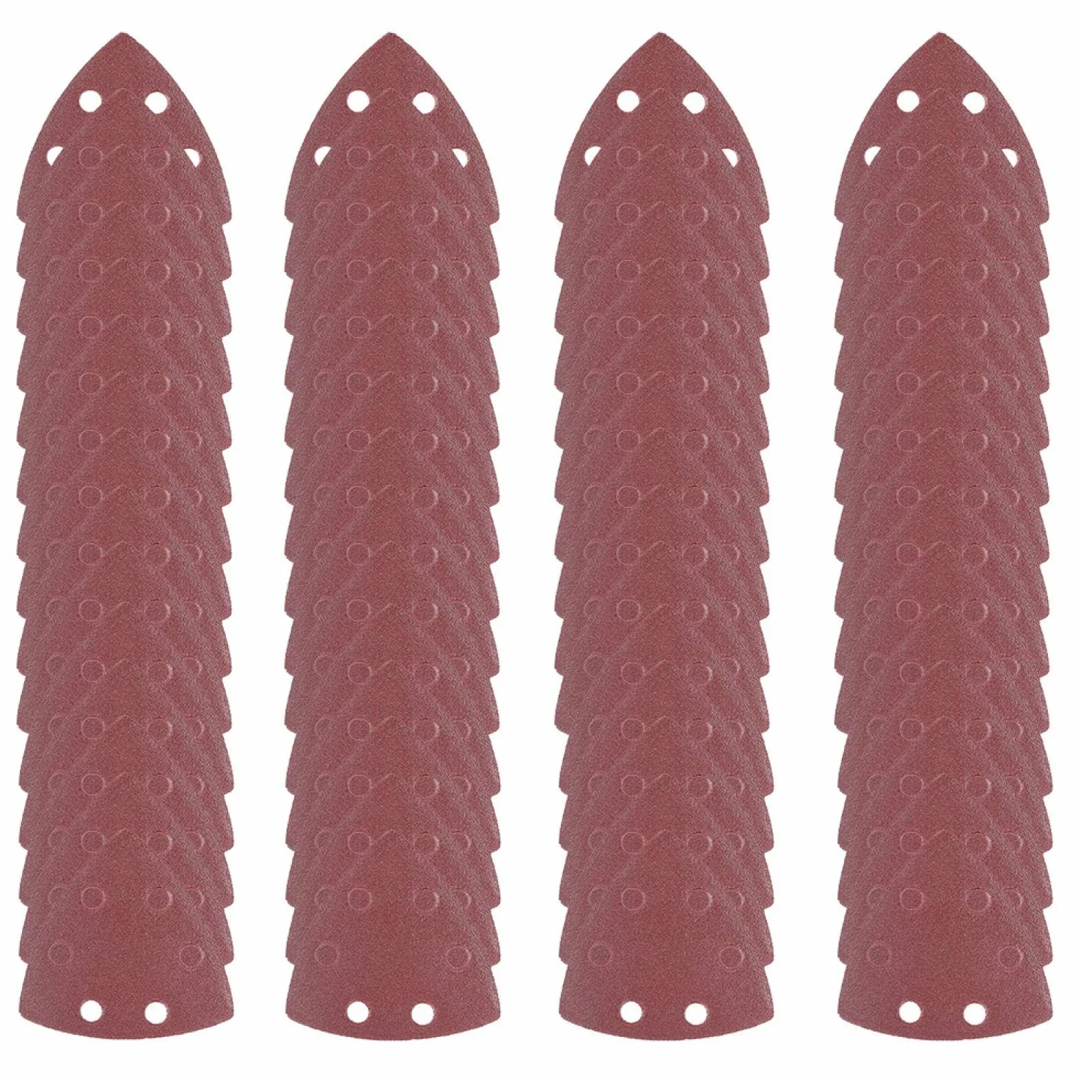 Tr¨®jk?tna podk?adka szlifierska z 6 otworami, 60 szt. papier ?cierny Multitool do drewnianej sk¨®ry gumowej, tarcze szlifierskie, narz?dzia do polerowania oscylacji, uchwyt na podk?adk?