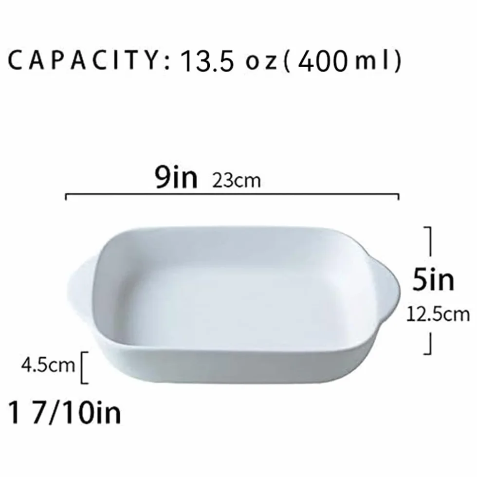 Ceramiczne naczynie do pieczenia lasagne 23 x 12,5 cm