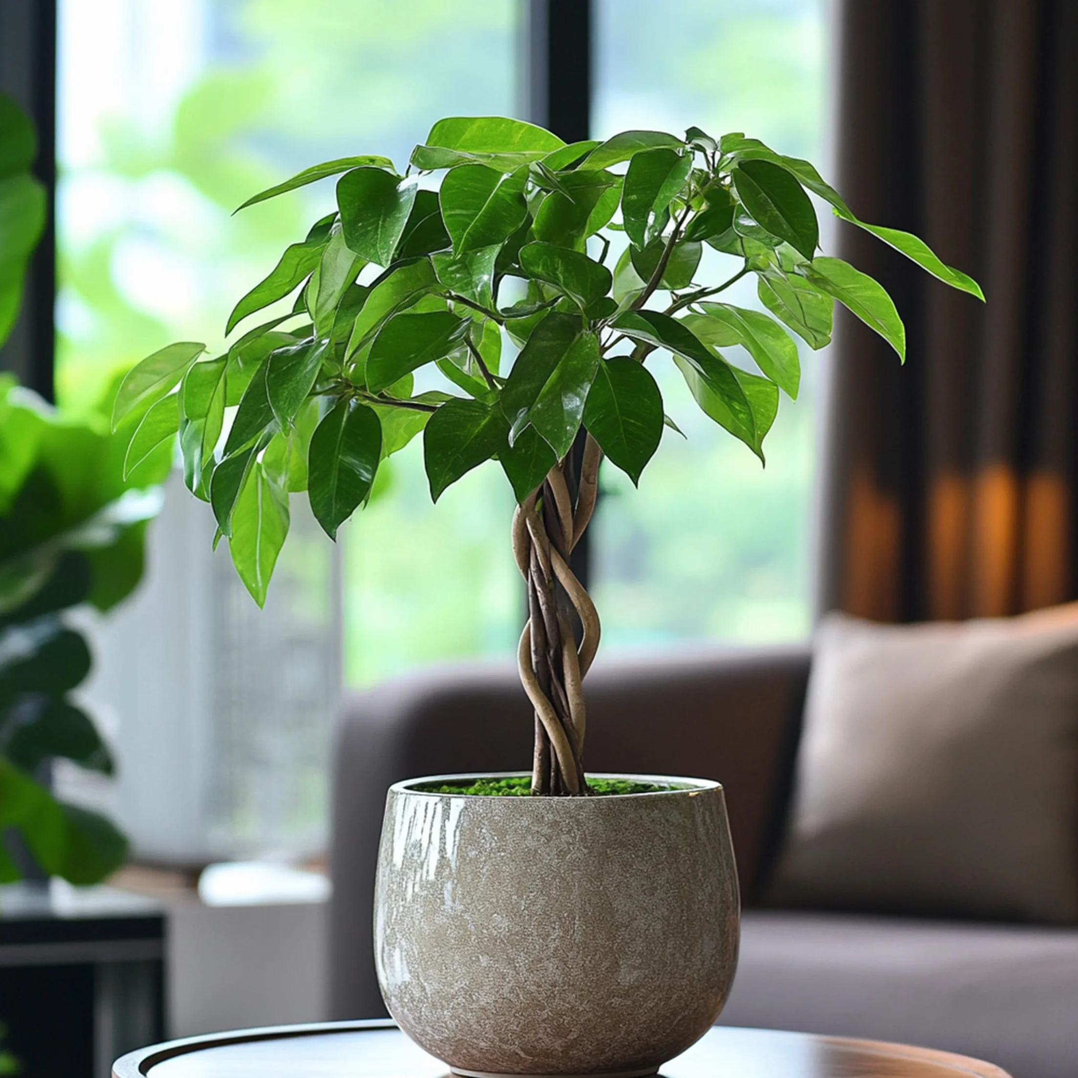 Plant in a Box - Pachira Auatica - Drzewko pieniędzy - Doniczka 17cm - Wysokość 60-70cm
