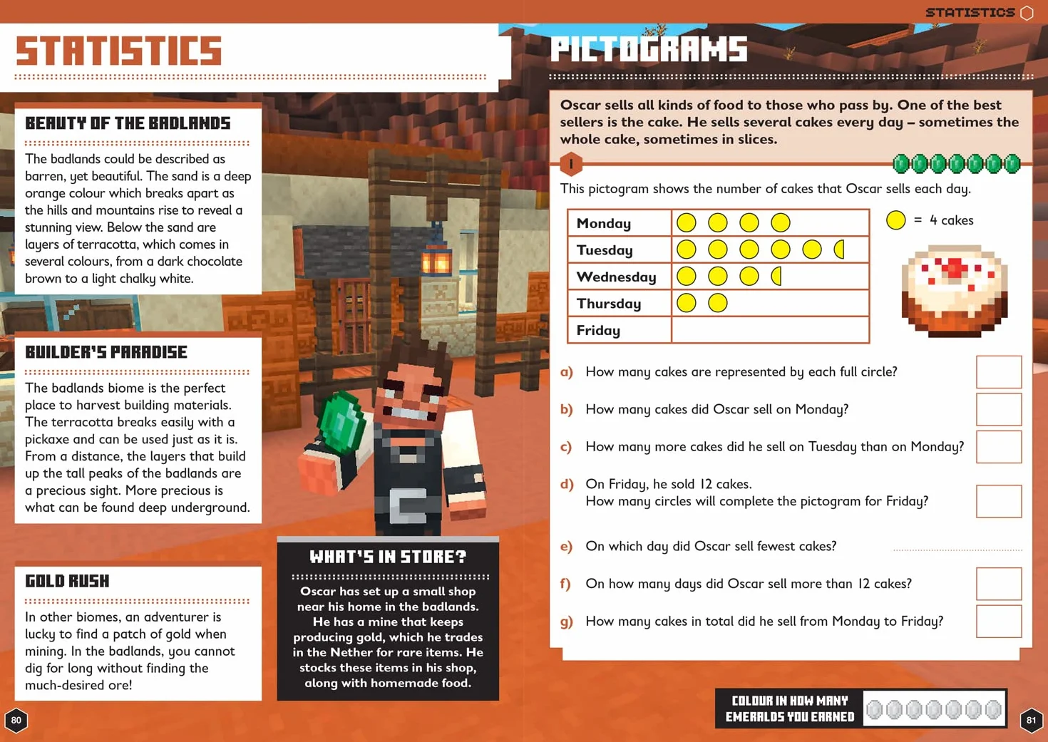 Minecraft Maths Ages 8-9: Official Workbook