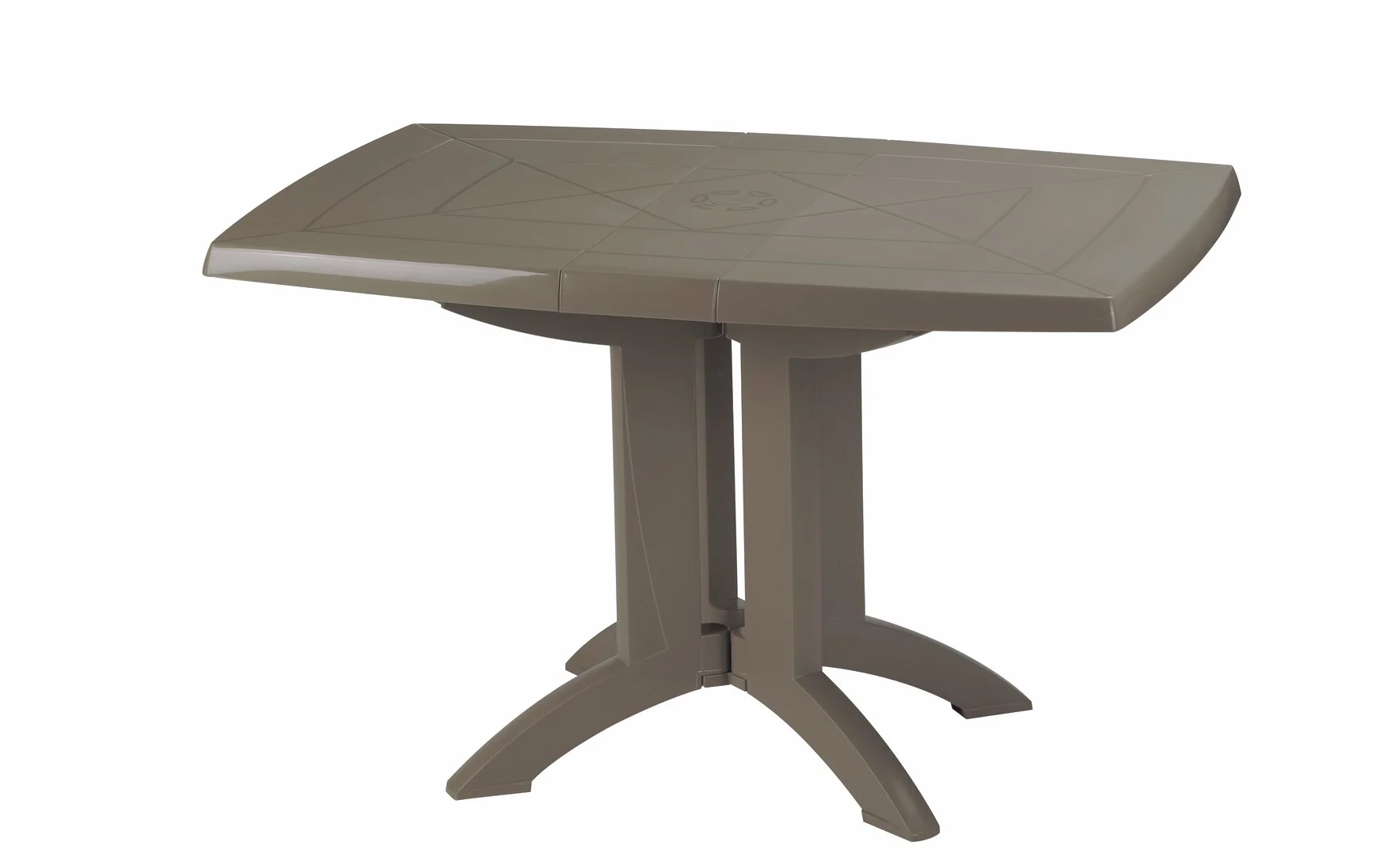 Grosfillex Vega 118 stół, kolor taupe, 80 x 77 x 72 cm