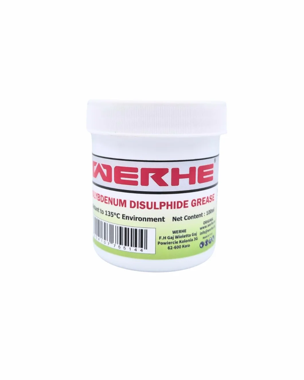WERHE® smar MOS2 100 ml – Wodoodporny, uniwersalny smar do narzędzi i łożysk