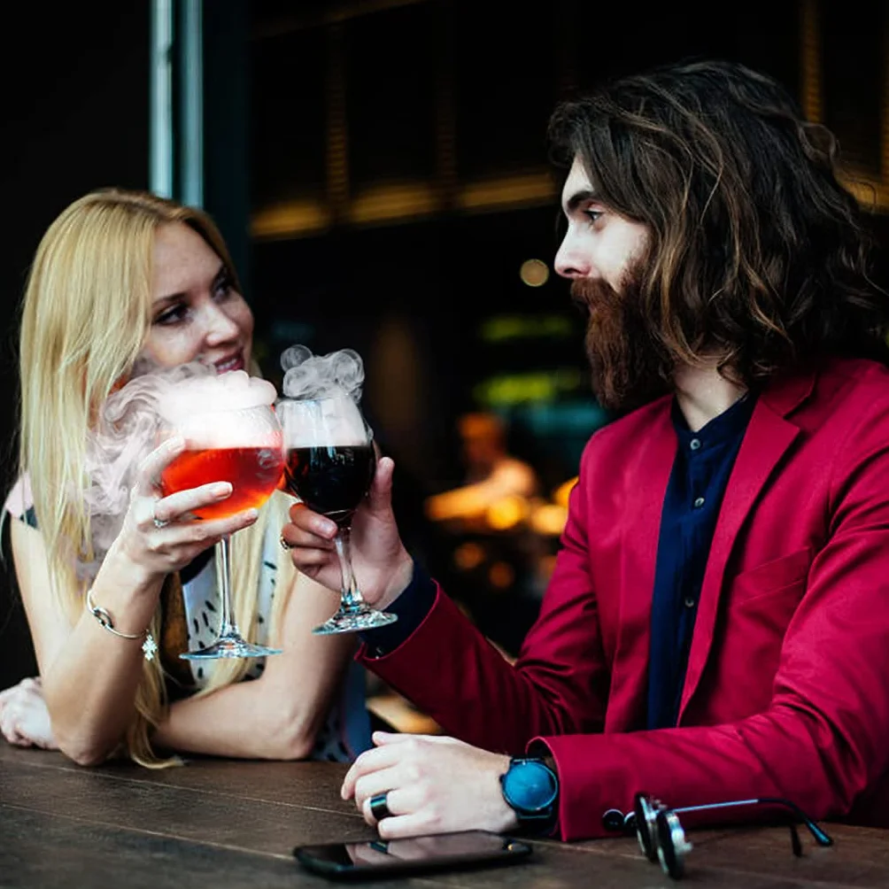 Prezenty dla mężczyzn – zestaw do wędzenia whisky z 4 drewnianymi wiórami do whisky, burbona, zestaw do wędzenia koktajli Old Fashioned, prezenty whisky dla taty, męża i miłośników koktajli