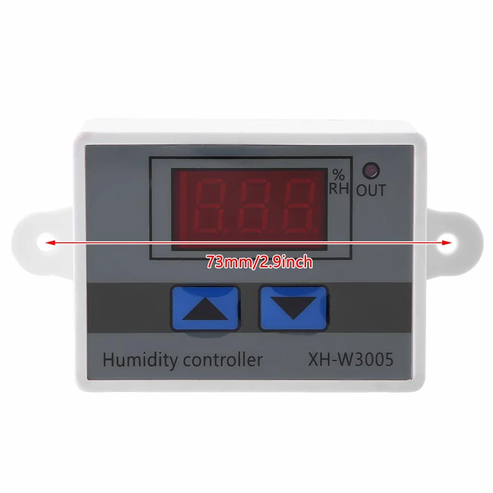 XH-W3005 Cyfrowy Regulator Wilgotności Higrometr z Czujnikiem 12V 24V 220V