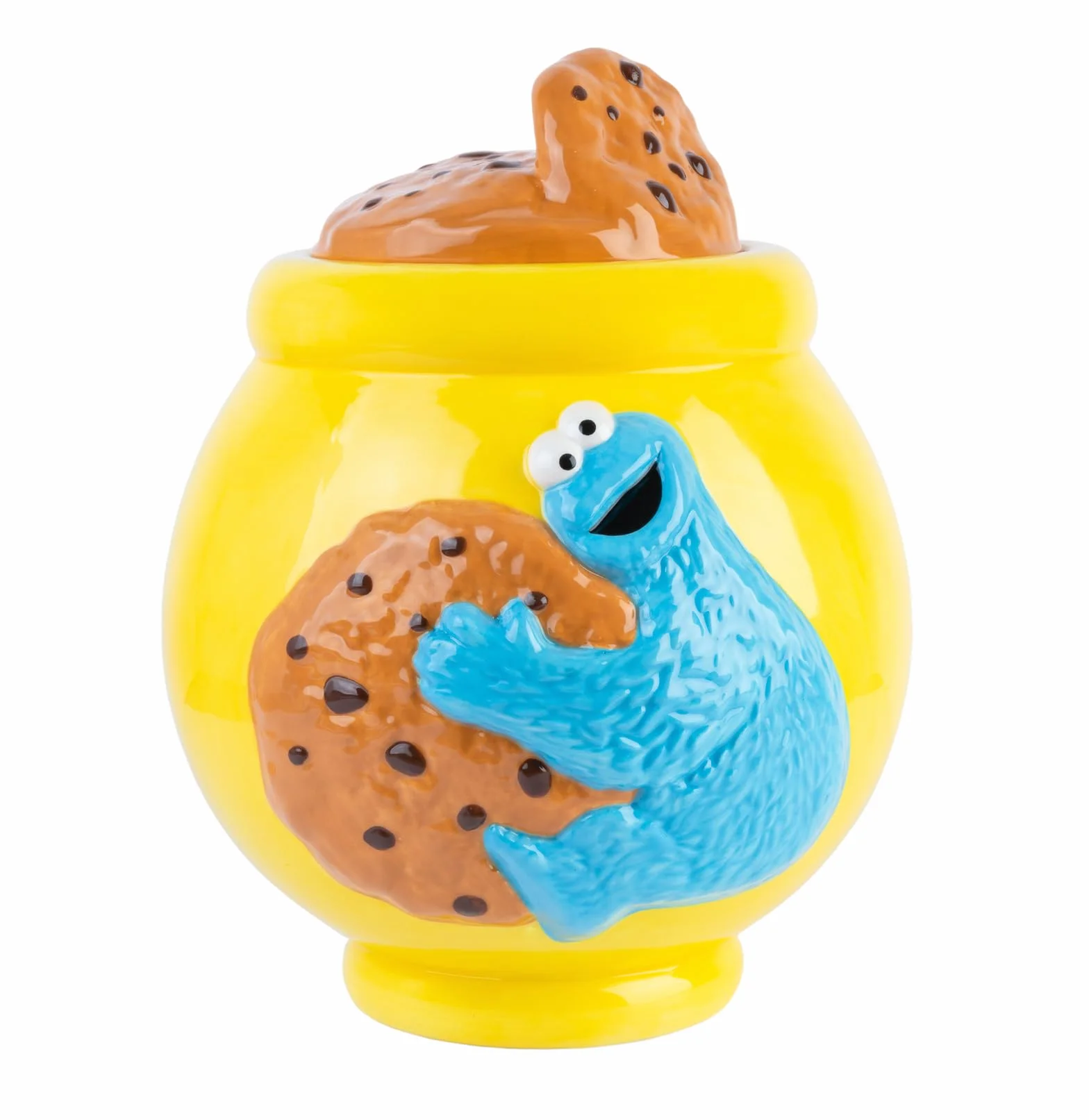 Grupo Erik Sesame Street Cookie Jar with Lid 20.5 x 21.1 x 26 cm Airtight Food Storage Container Cookie Monster