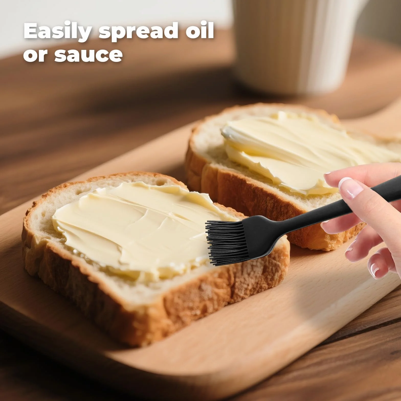 2 szczypce do frytkownicy na gorące powietrze, szczypce do Airfryer, ze szczotką silikonową, stal nierdzewna, antypoślizgowe, odporne na wysokie temperatury, czarne