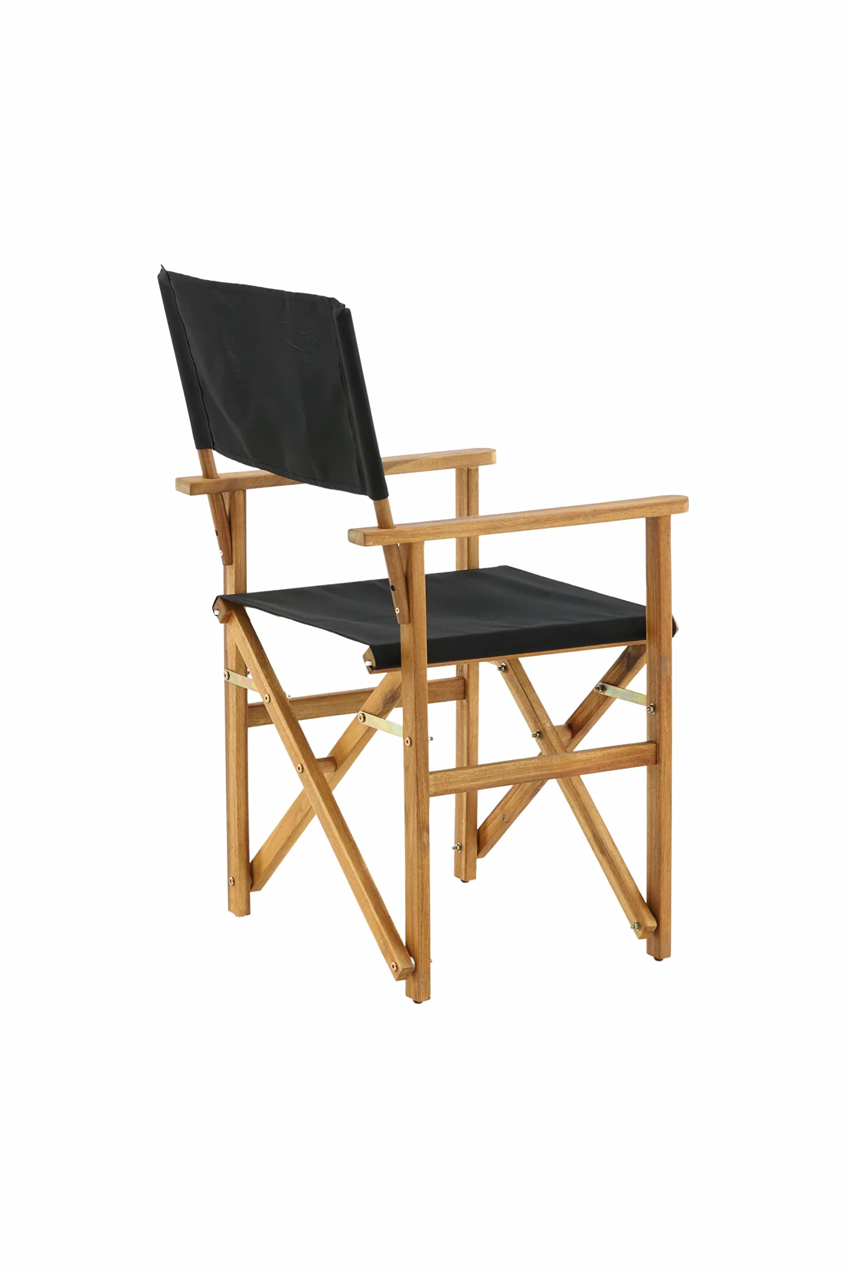 Venture Home Marion-Editors Chair-Nature/Black-Acacia, One Size