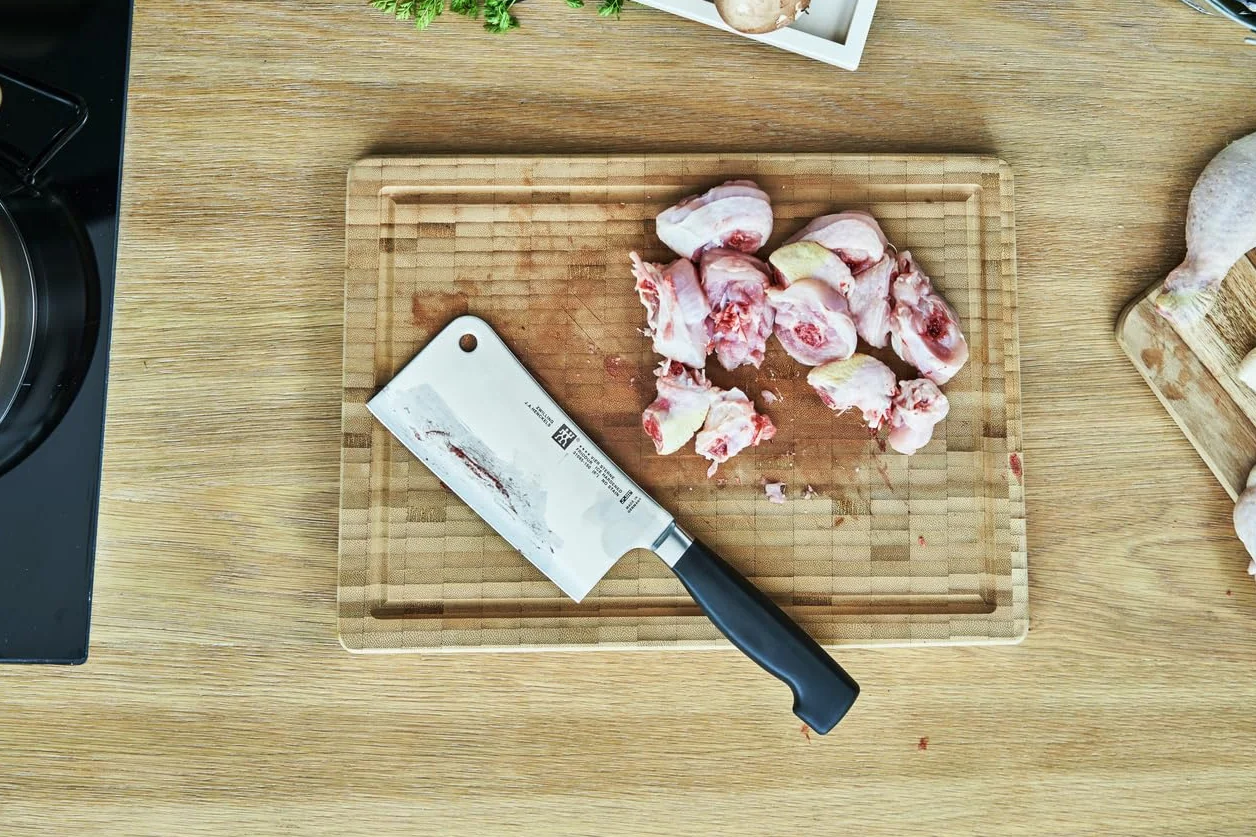 Zwilling 150 mm 4-gwiazdkowy tasak ze stali nierdzewnej czarny