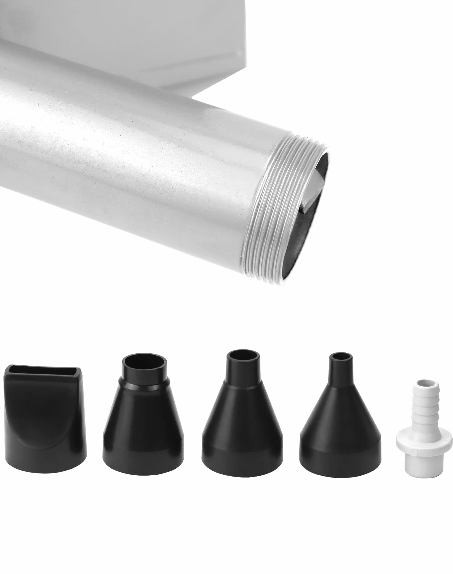 QWORK® Elektryczny pistolet do zaprawy do zaprawy, elektryczny pistolet do zaprawy Prasa do zaprawy z 4 różnymi dyszami (cały metal)