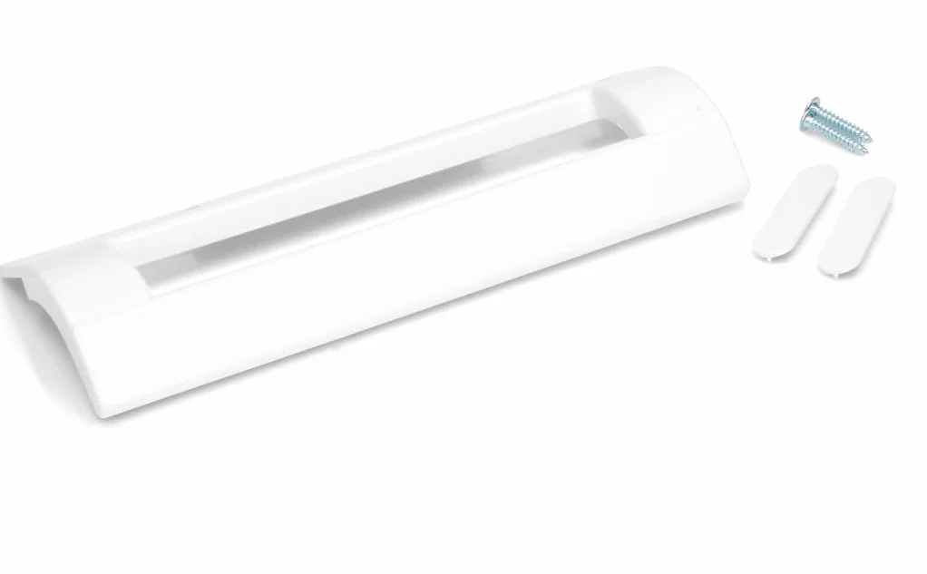 BSSTORE Uniwersalny uchwyt lodówki biała krzywa 95-160 mm