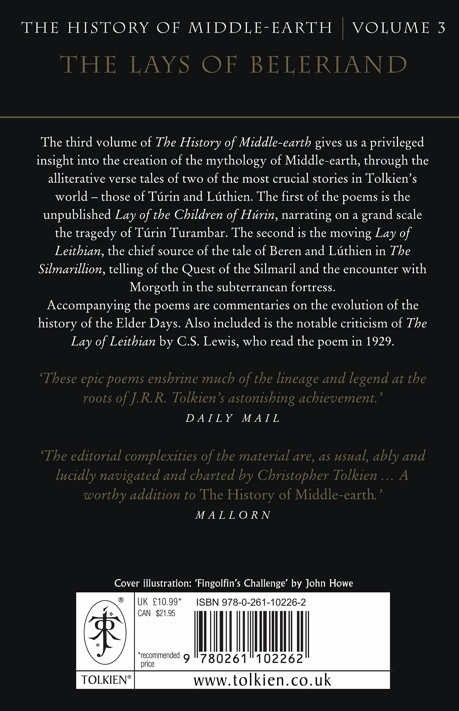 The Lays of Beleriand: Book 3