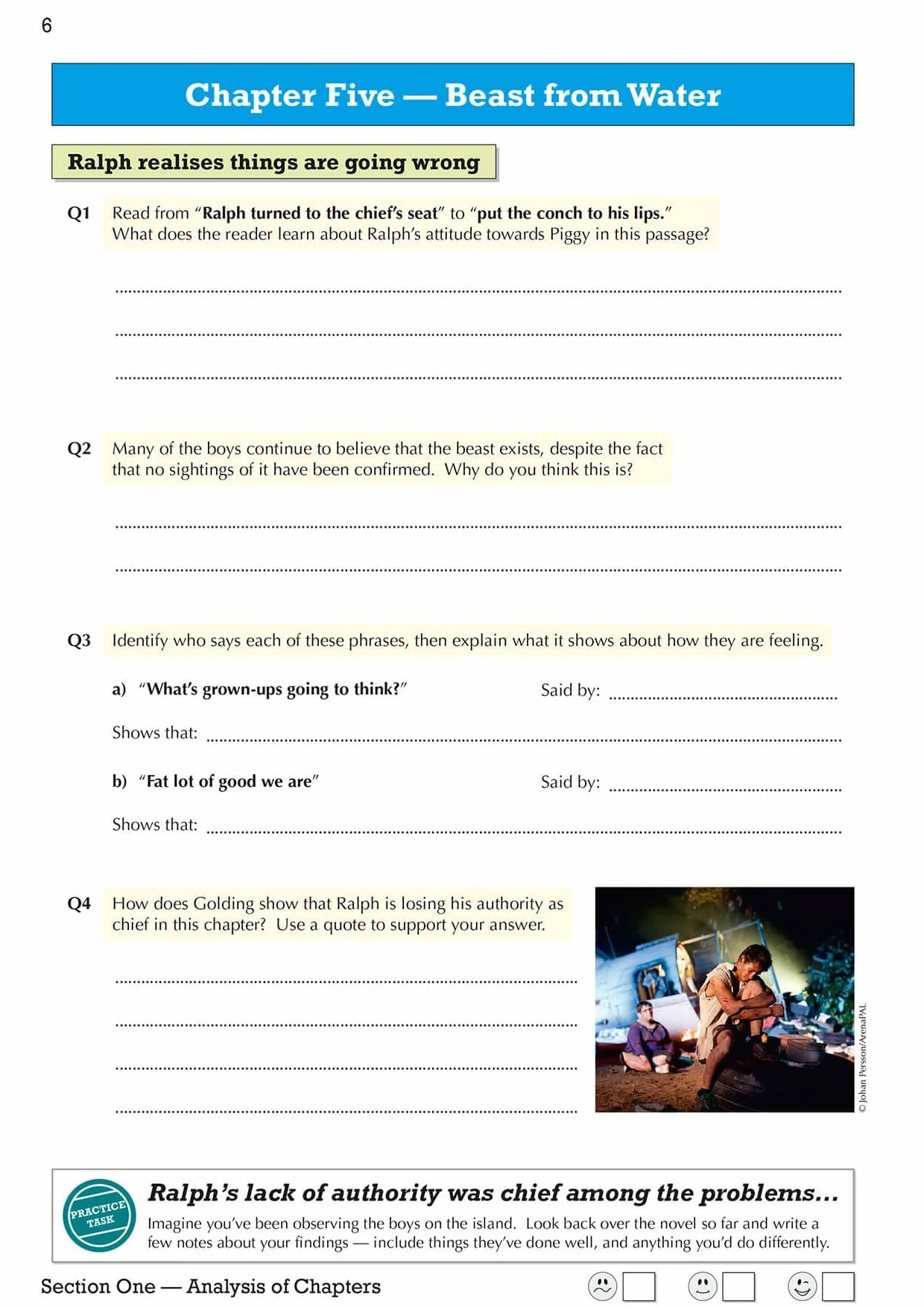 GCSE English - Lord of the Flies Workbook (includes Answers)