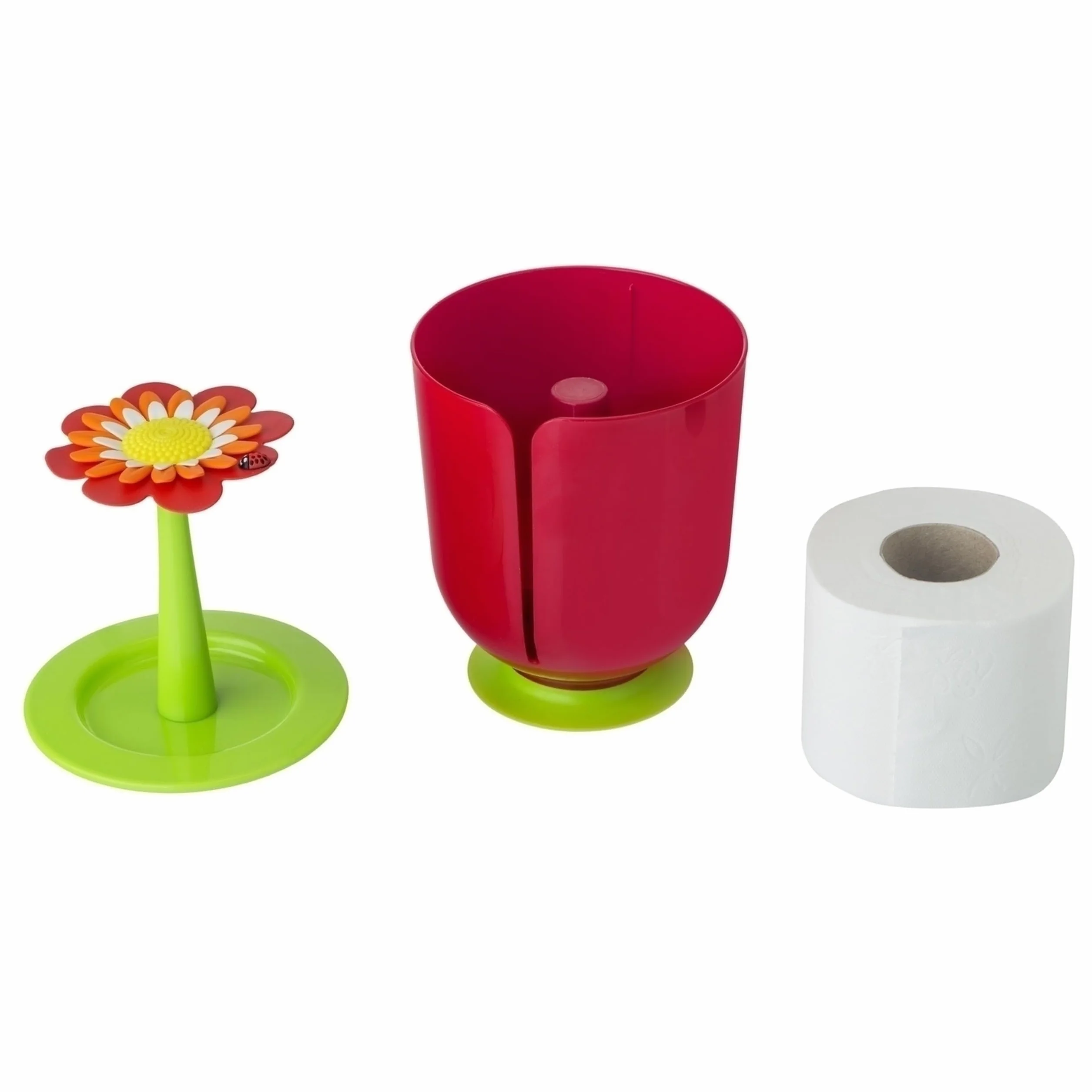 VIGAR Flower Power uchwyt na papier toaletowy z polipropylenu