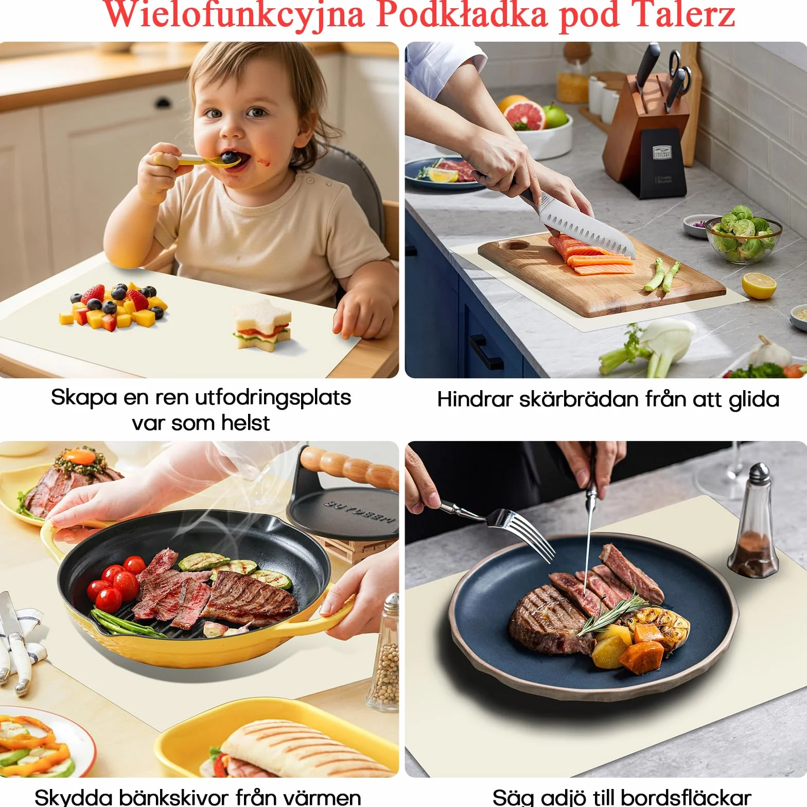 Damska izolowana torba na lunch, torba wielokrotnego użytku, duża torba na lunch, praktyczna lekka torba na lunch, do nauki, biura, na piknik, do podróży, codziennego użytku (beżowa)