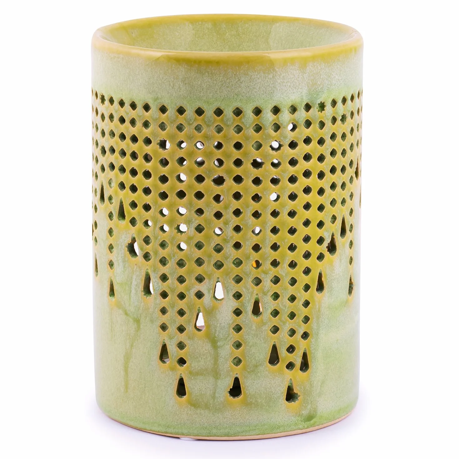 Pajoma Lampa zapachowa Elise antyczny zielony, ceramika, dł. 9,5 x szer. 9 x wys. 12,5 cm