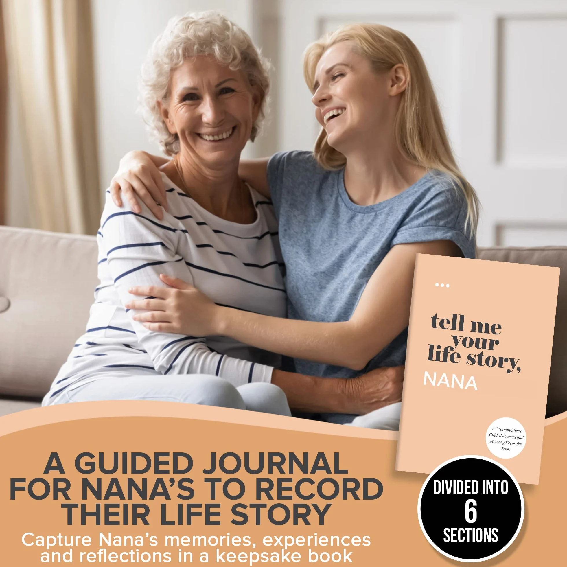 Tell Me Your Life Story, Nana: A Grandmother’s Guided Journal and Memory Keepsake Book