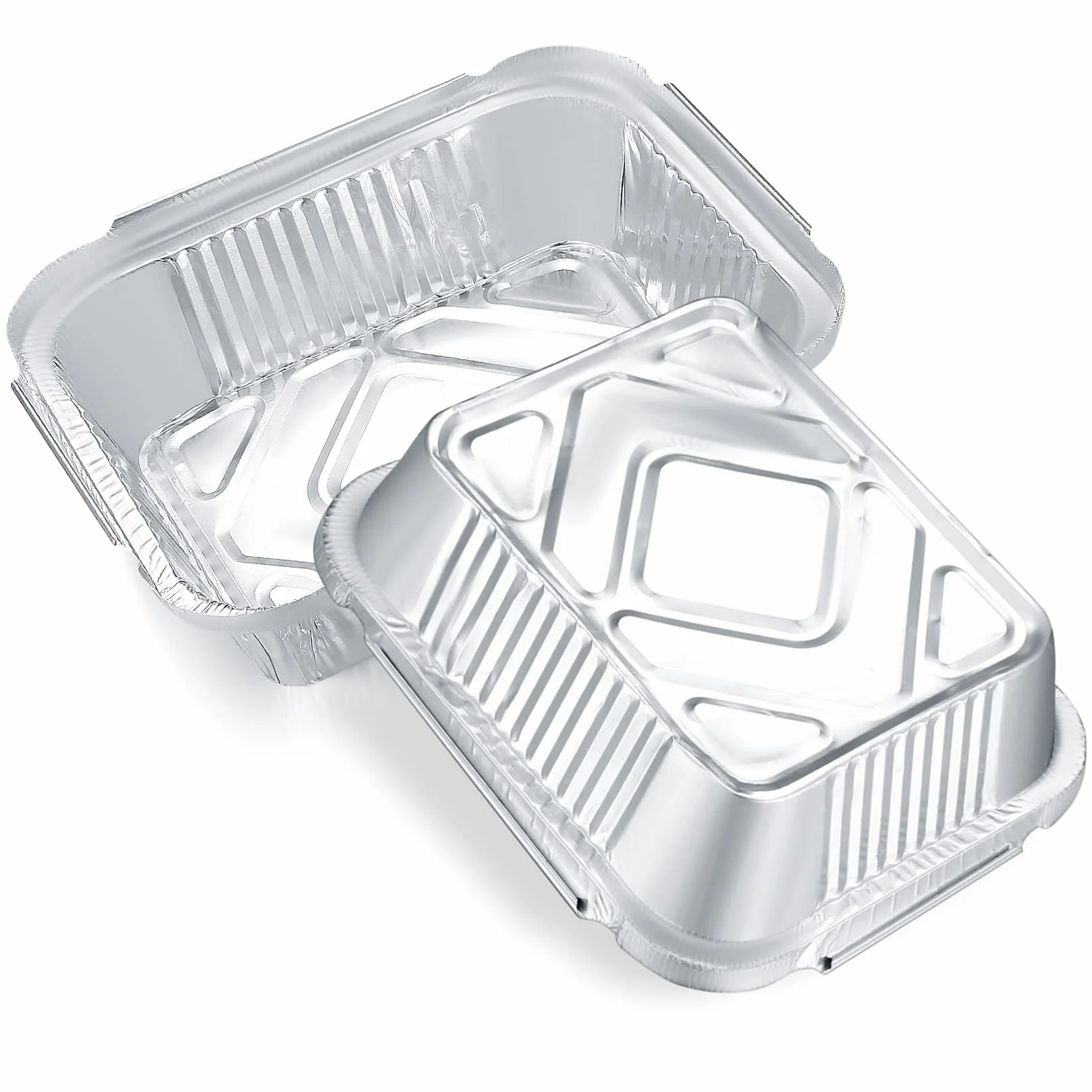 YiPHomn 30 sztuk aluminiowych tacek do grilla, forma do zapiekanek z pokrywką, z folii aluminiowej, pojemniki do pieczenia, smażenia, gotowania, 30 ml