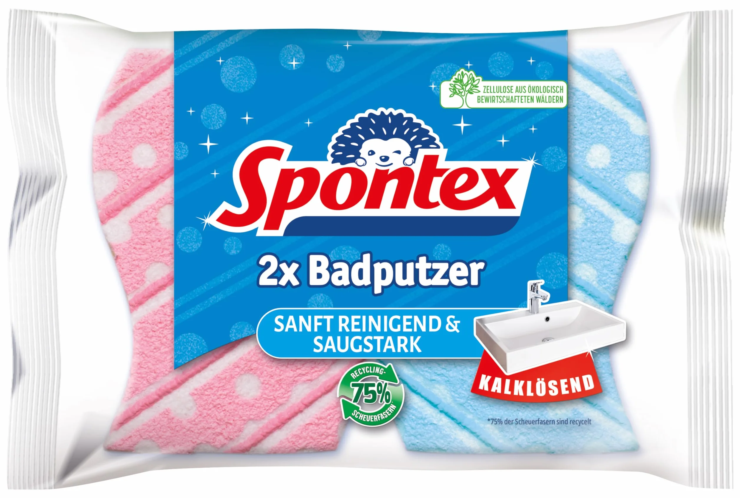 Spontex Gąbka do kąpieli - Zestaw 2 z 2 sztuk