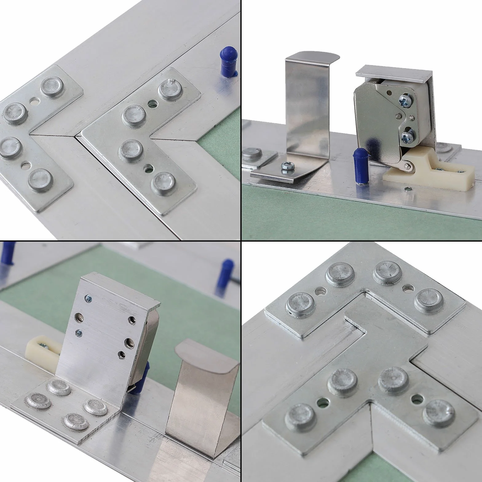Wiltec Drzwiczki rewizyjne aluminiowe 30x60 cm pod płytki z wkładem gk 12,5 mm, klapa rewizyjna do suchej zabudowy ze stabilną ramą pod spoinowanie