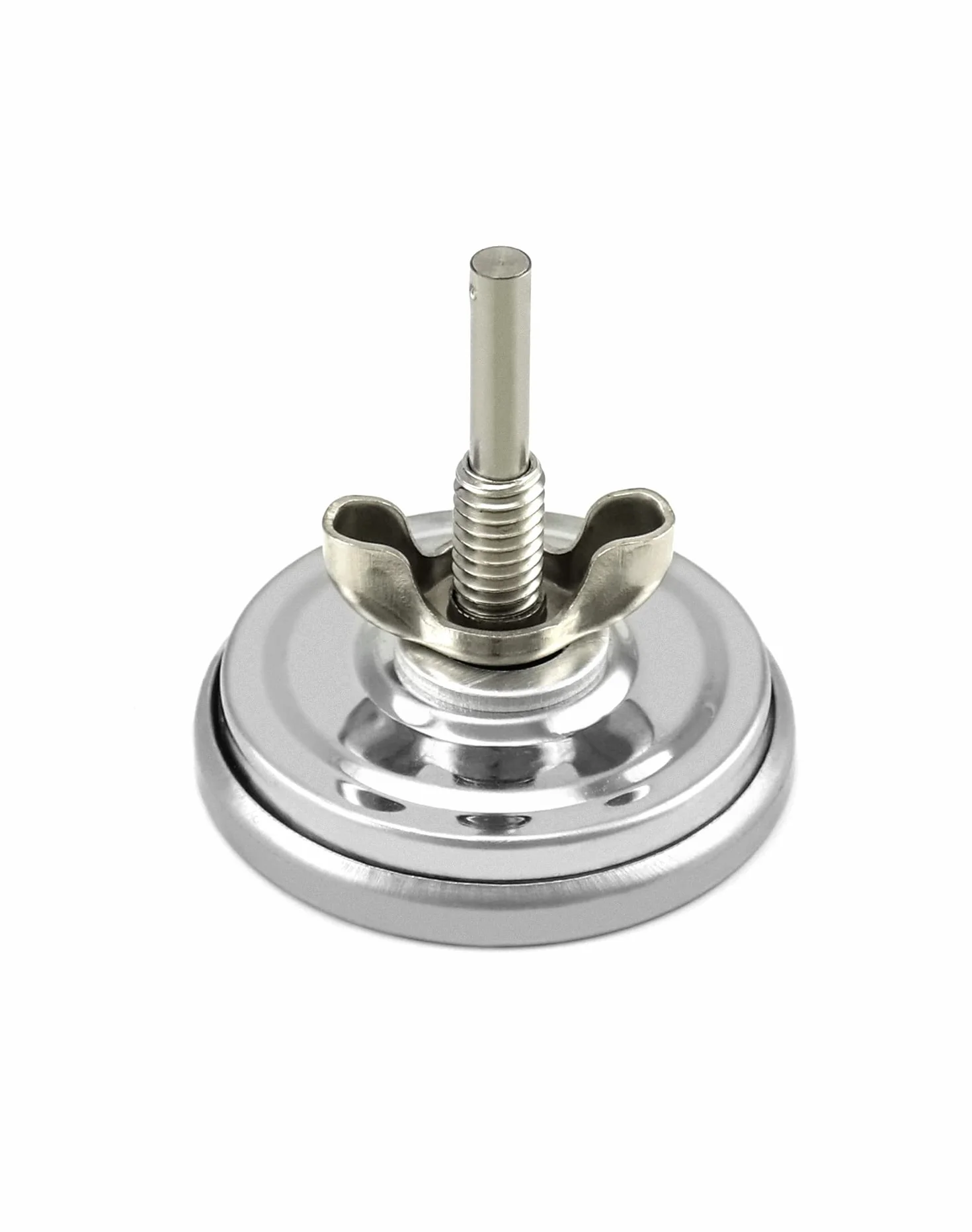 QWORK® BBQ Miernik termometru, termometr do gotowania ze stali nierdzewnej, tarcza 5 cm, 500 stopni