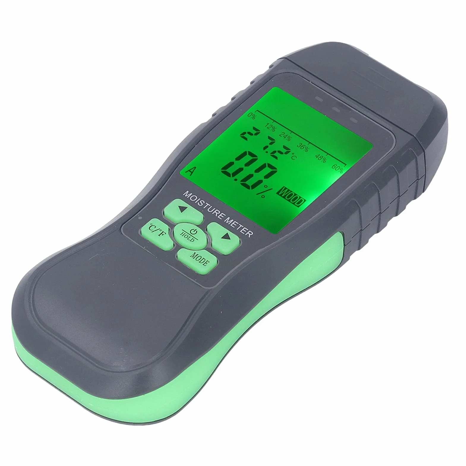 Wilgotnościomierz Tester Suchości Ściana Podłoga Dywan Sufit Hy16B Twarde Drewno Beton Kłoda Drewna Miernik Pomiarowy Lcd Wilgotność Wilgotnościomierze