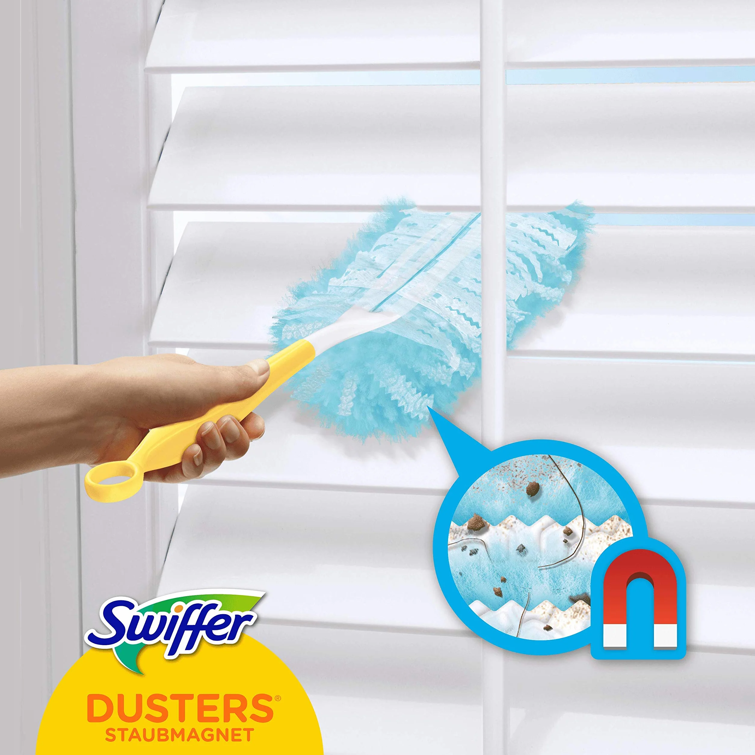 Swiffer Zestaw do kurzu (1 kij + 3 wkłady), zestaw 3 szt