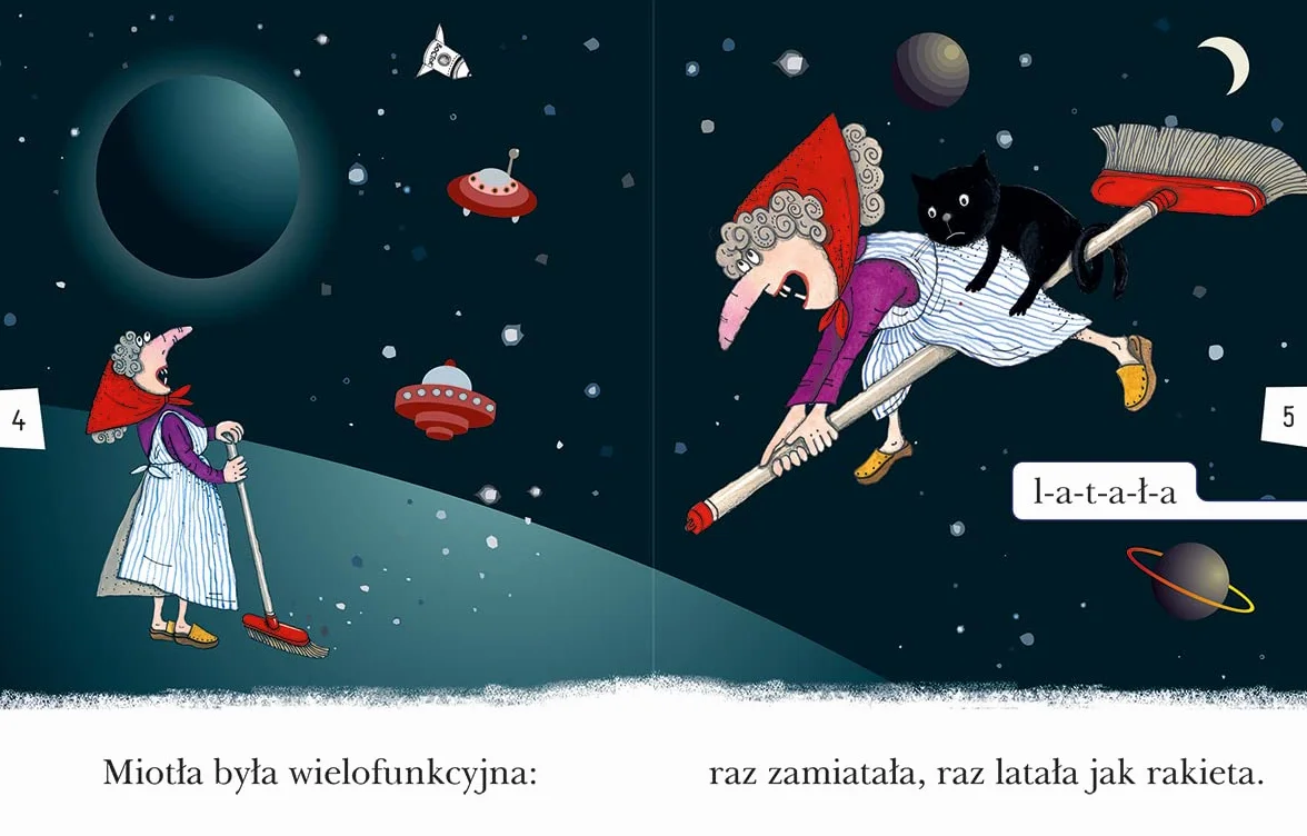 Baba Jaga na deskorolce. Czytam sobie. Poziom 1