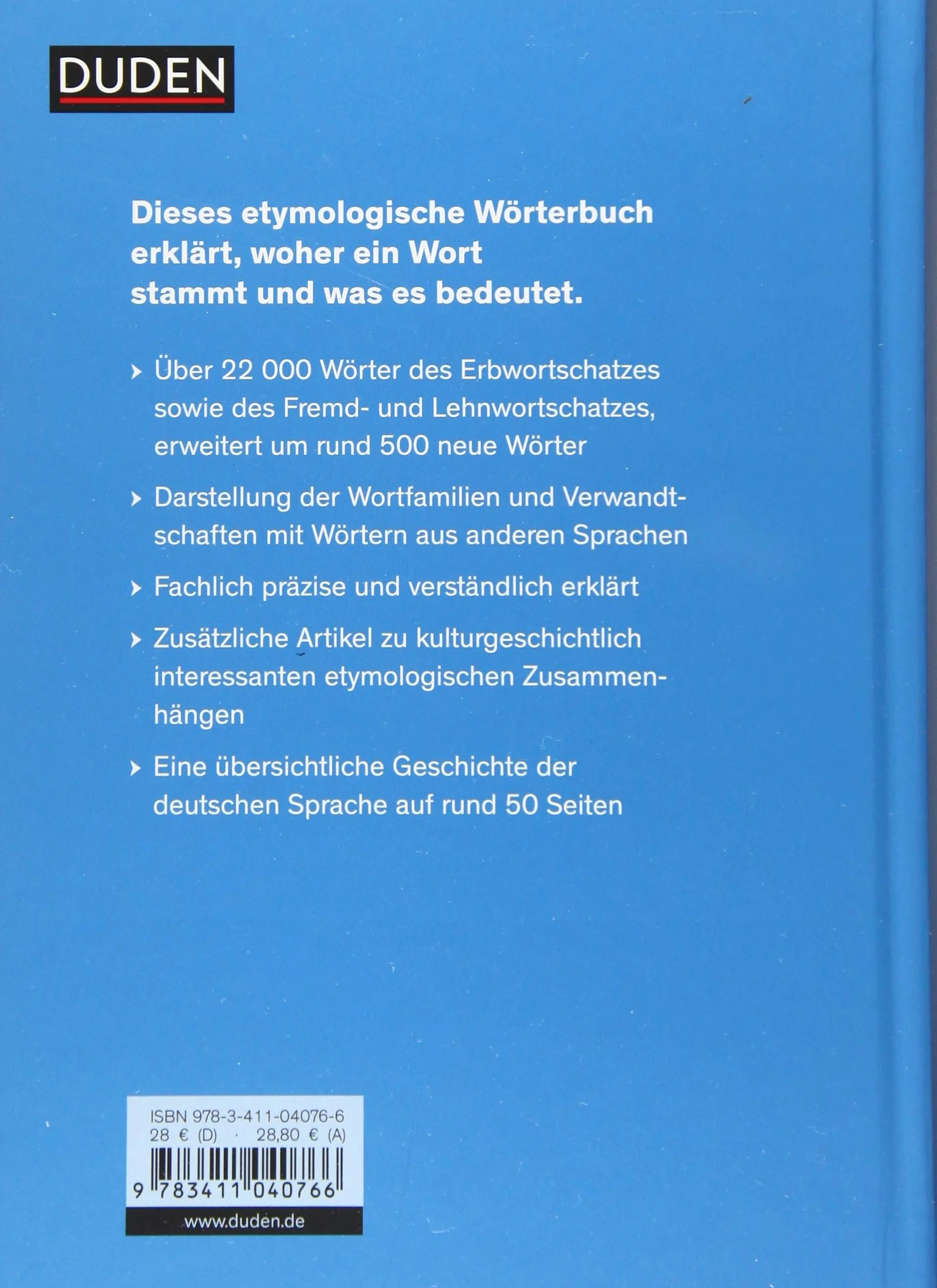 Der Duden in 12 Banden: 7 - Das Herkunftsworterbuch