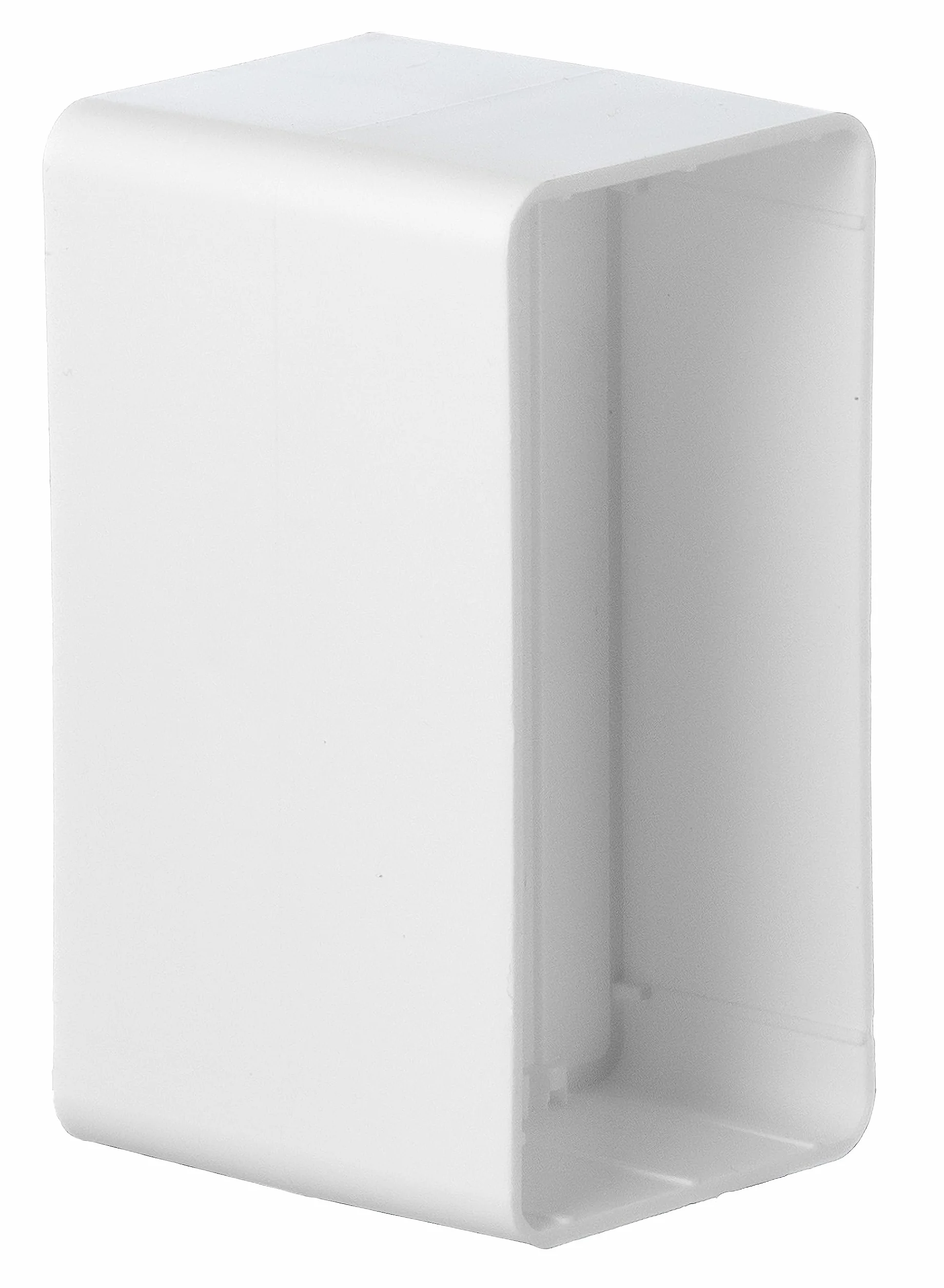 Steinberg14 Biały 220x55mm Łącznik kanalowy z zaworem zwrotnym, Płaski łącznik kanałowy z zaworem zwrotnym