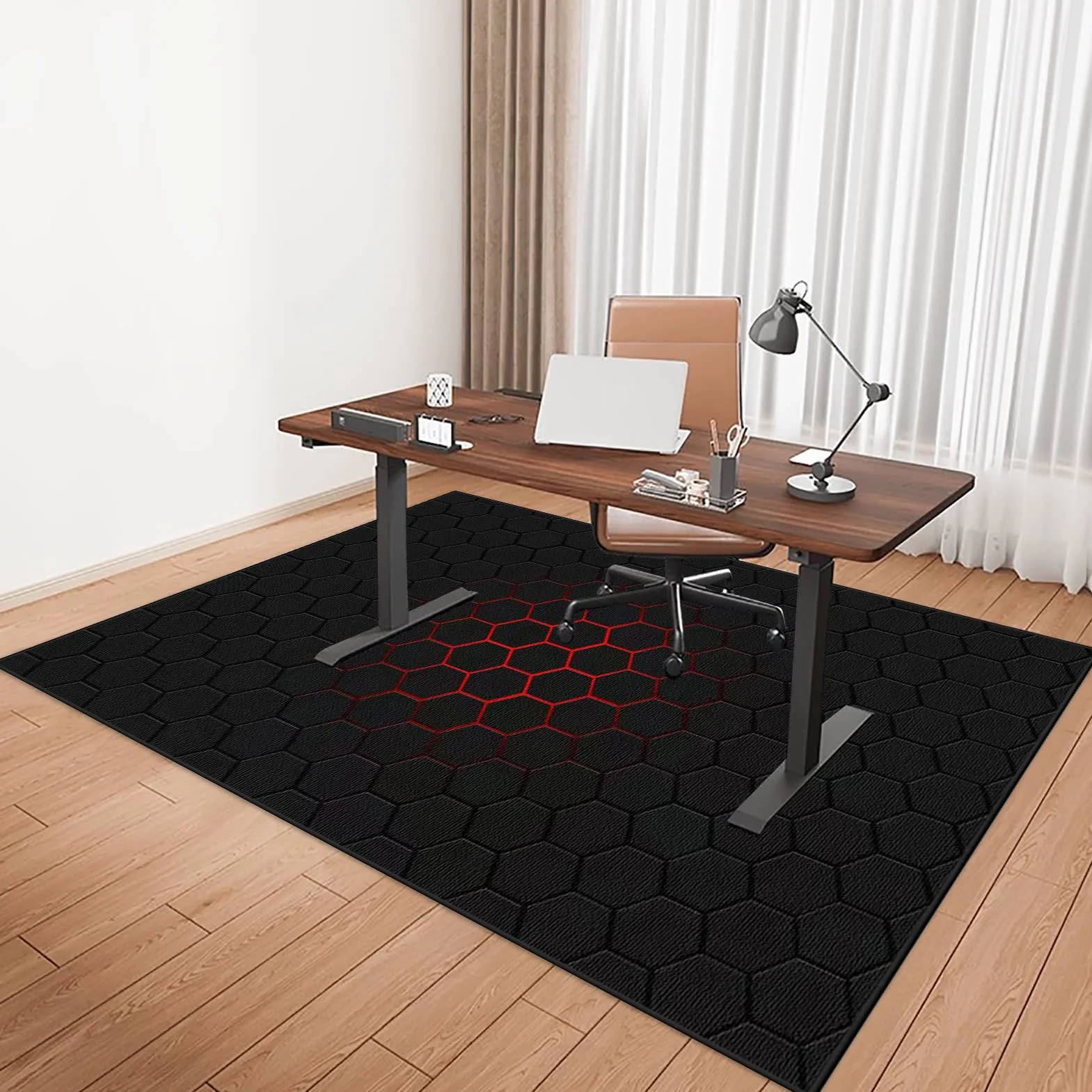 Mata pod krzesło Biurko do parkietu na twarde podłogi Fotele gamingowe Mata ochronna na krzesło biurowe 100 x 140 cm Mata podłogowa dla graczy Mata podłogowa do krzeseł biurowych