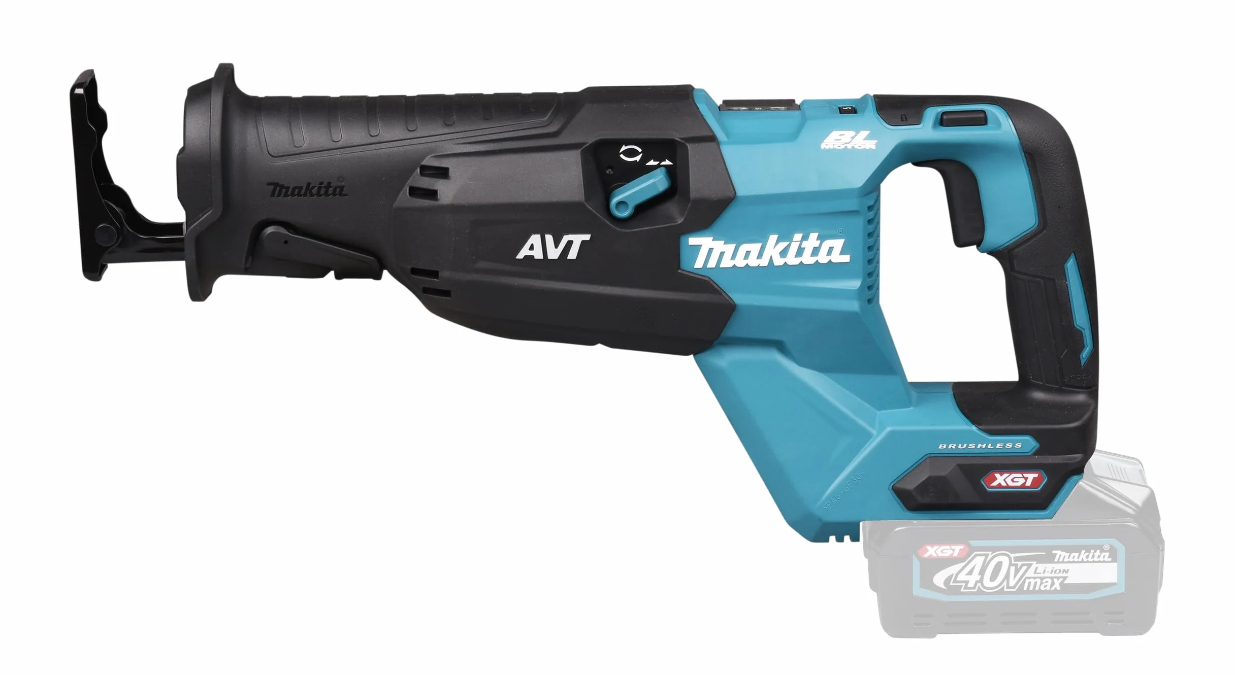 Makita JR002GZ 40V Max Li-ion XGT bezszczotkowa piła szablasta - baterie i ładowarki nie są dołączone, przezroczysta