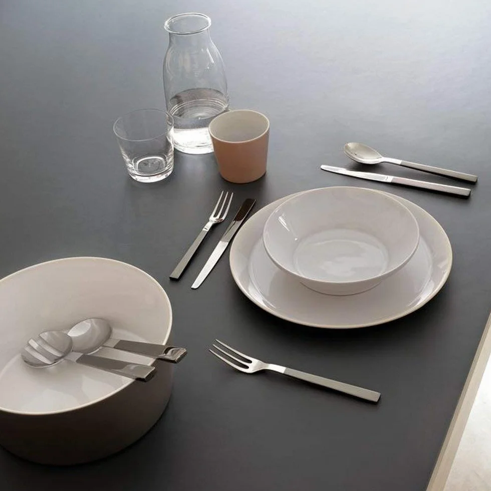 Alessi "Santiago", 6 sztuk łyżek deserowych, stal nierdzewna