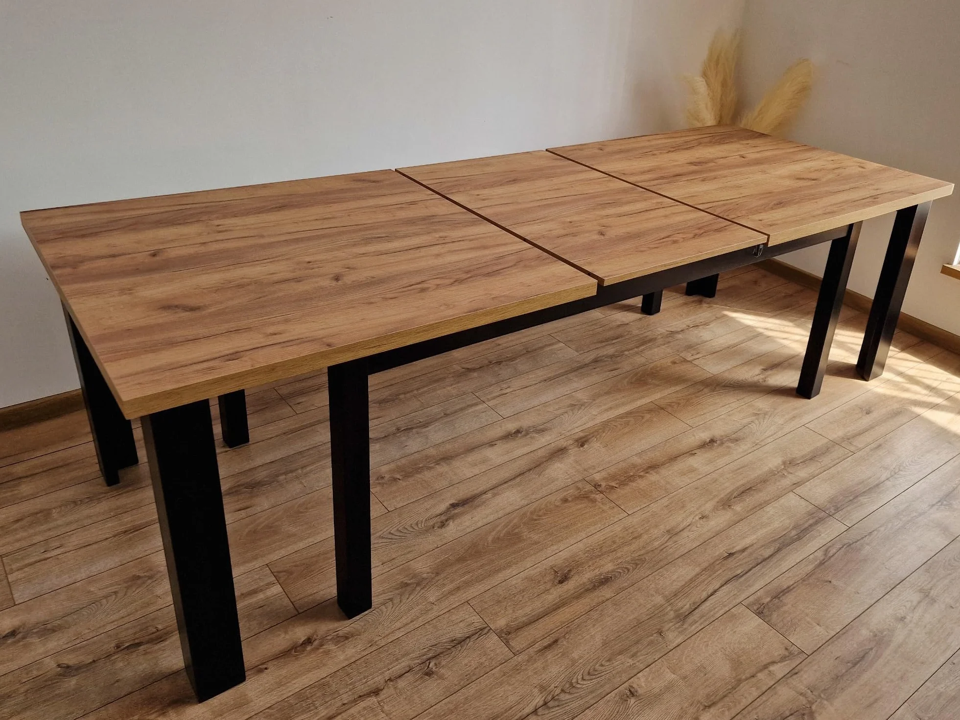 Gilberto VALLH jadalniany rozkładany – stół do jadalni 100x160/400 cm – nowoczesny stół kuchenny i do salonu – drewniany stół rozkładany, design, duży
