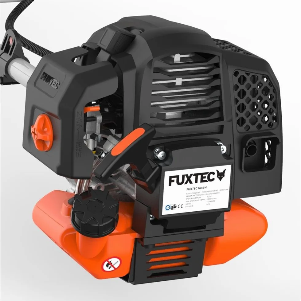 Podkaszarka spalinowa FUXTEC FX-MS152 - Narzedzie 2 w 1, Silnik 52 cm3, 3 KM, Profesjonalny Pasek do Przenoszenia, System Easy Starter, Beznarzedziowy Dostep do Filtra
