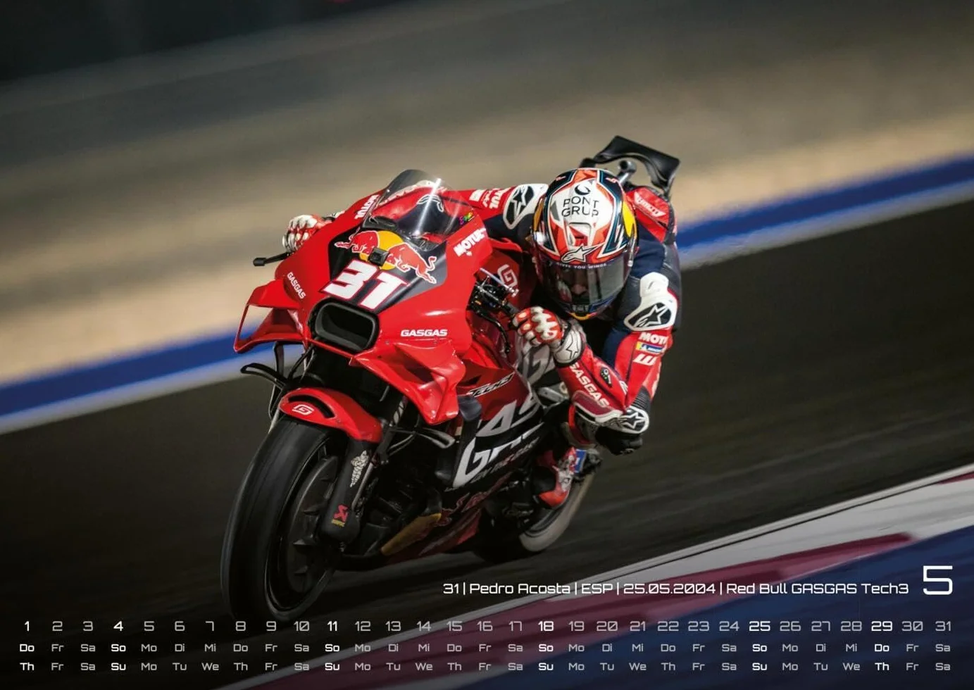 Motorrad Grand Prix 2025 - Kalender | MotoGP DIN A2: Der Wandkalender für alle Zweirad-Verrückten und Fans der MotoGP für das Jahr 2025 im extragroßen Format DIN A2 (ca. 60 x 42 cm)!