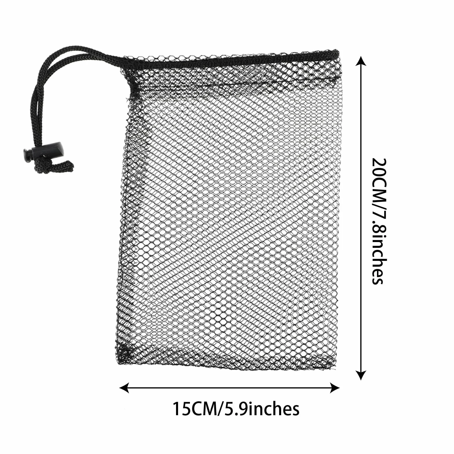5 sztuk małych woreczków siatkowych, woreczki z organzy, 20 x 15 cm, worek ze ściągaczem, worek siatkowy, czarne woreczki siatkowe, torba siatkowa, zabawka do piasku, na podróż, kosmetyki, do