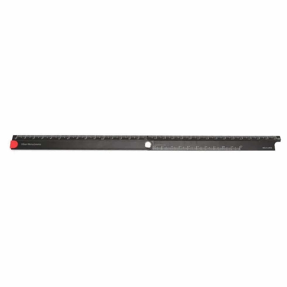 1 linijka ze stopu aluminium, linijka 0-300 mm, składana metalowa linijka do pisania pod kątem 90°, typ L, miarka (kąt 90°)