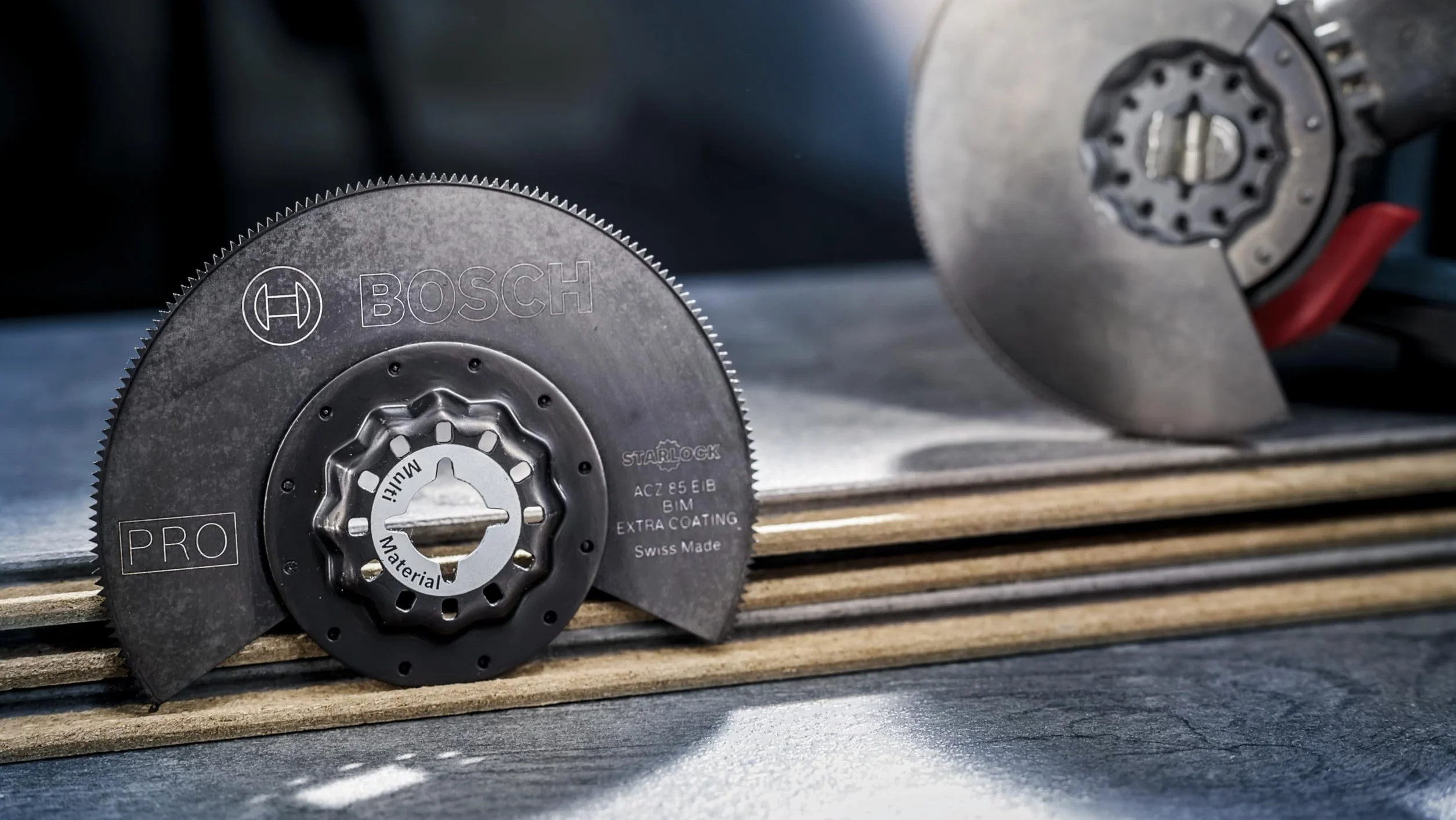 Bosch 1x Brzeszczot PRO Multi Material ACZ 85 EIB do narzędzia wielofunkcyjnego (do Metale nieżelazne, Solidny laminat winylowy, PCW, Ø 85 mm, Professional Akcesoria Narzędzie wielofunkcyjne)