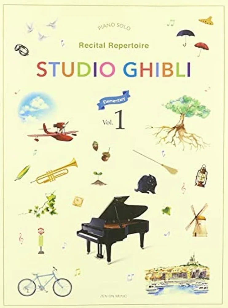 Studio ghibli recital repertoire 1 elementary - piano solo: Elementary Level Piano Solo