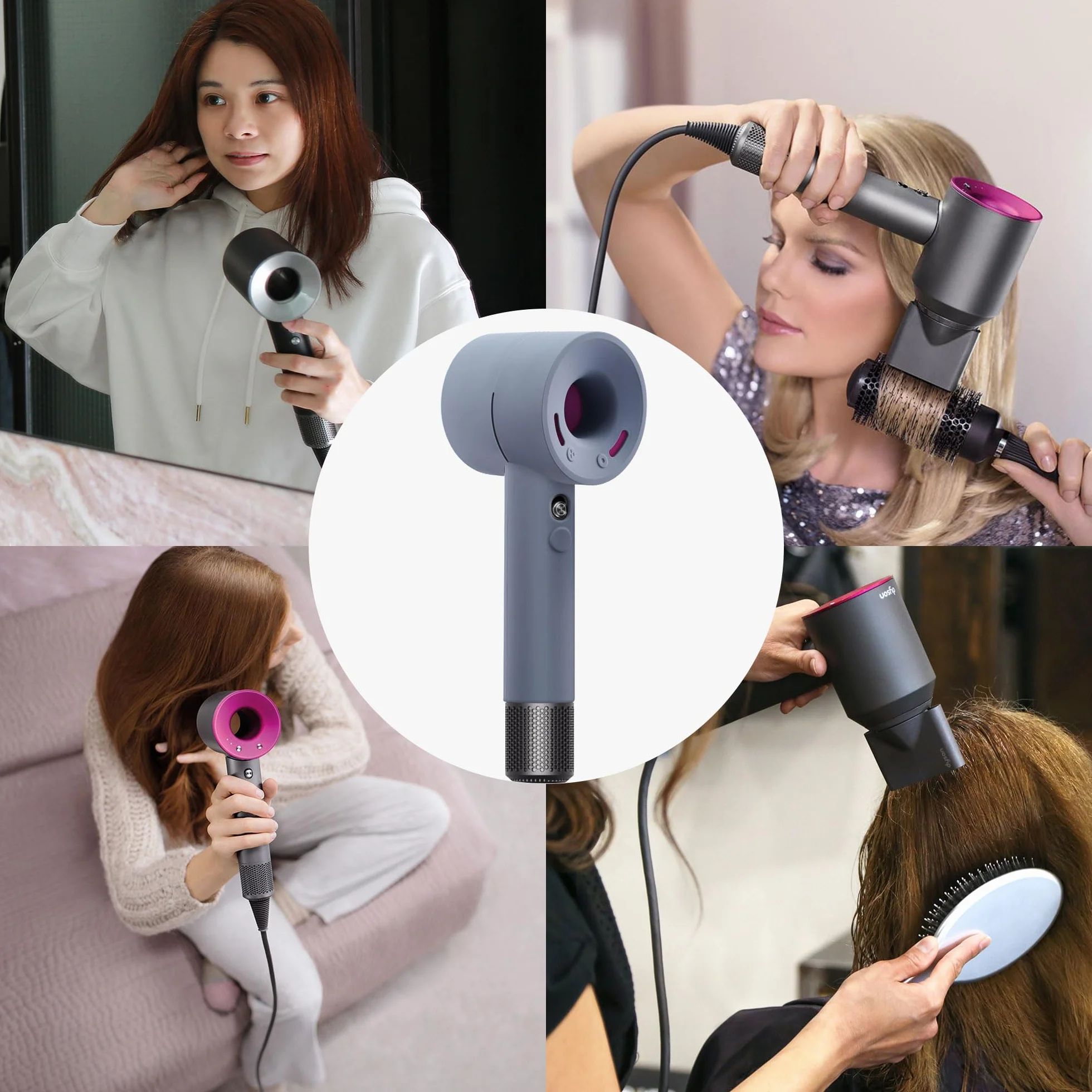 kwmobile Pokrowiec do Dyson HD01 HD03 HD08 - fioletowy