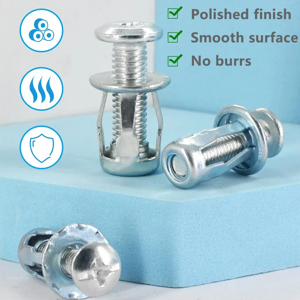 20 sztuk Jack Nuts Petal, M4 x 20 mm, kołki rozporowe do pustych przestrzeni, metalowe kotwy do wydrążonych przestrzeni, zestaw kołków rozporowych ze śrubą, kołki rozporowe do drzwi pustych, blacha